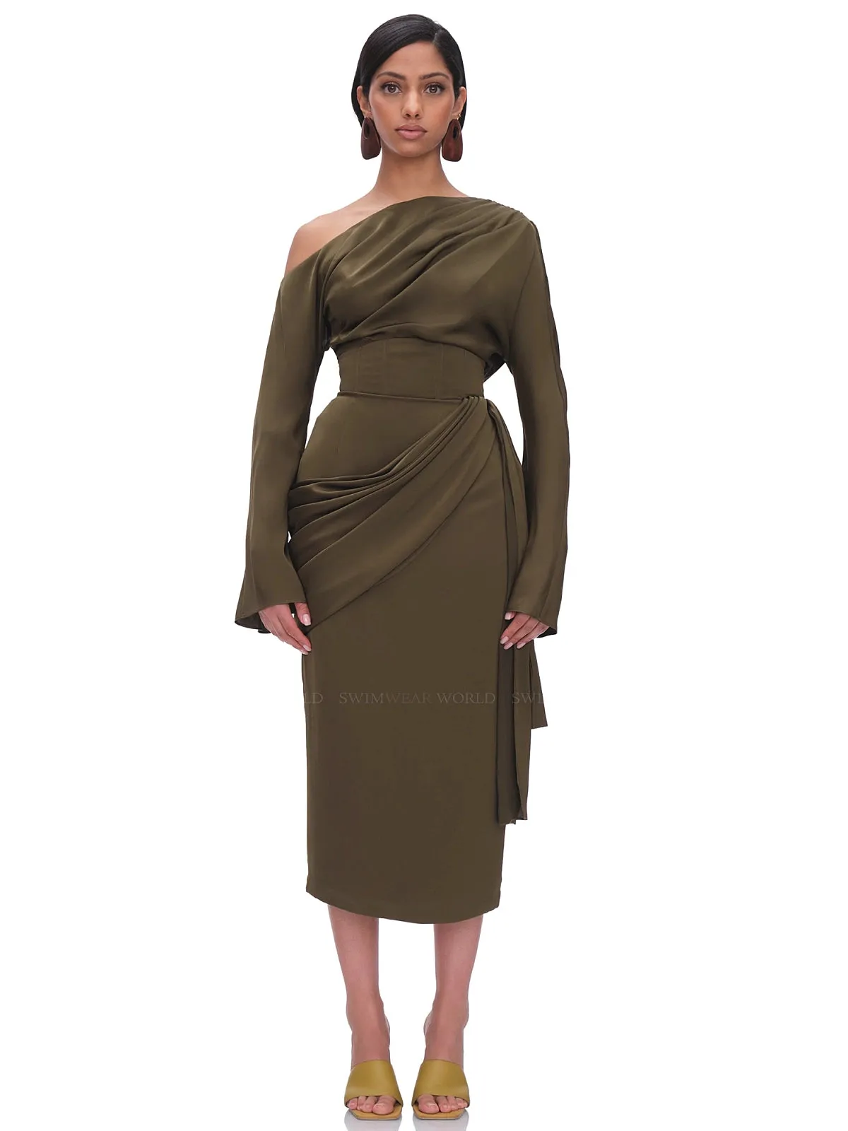 Ido Drape Midi Skirt