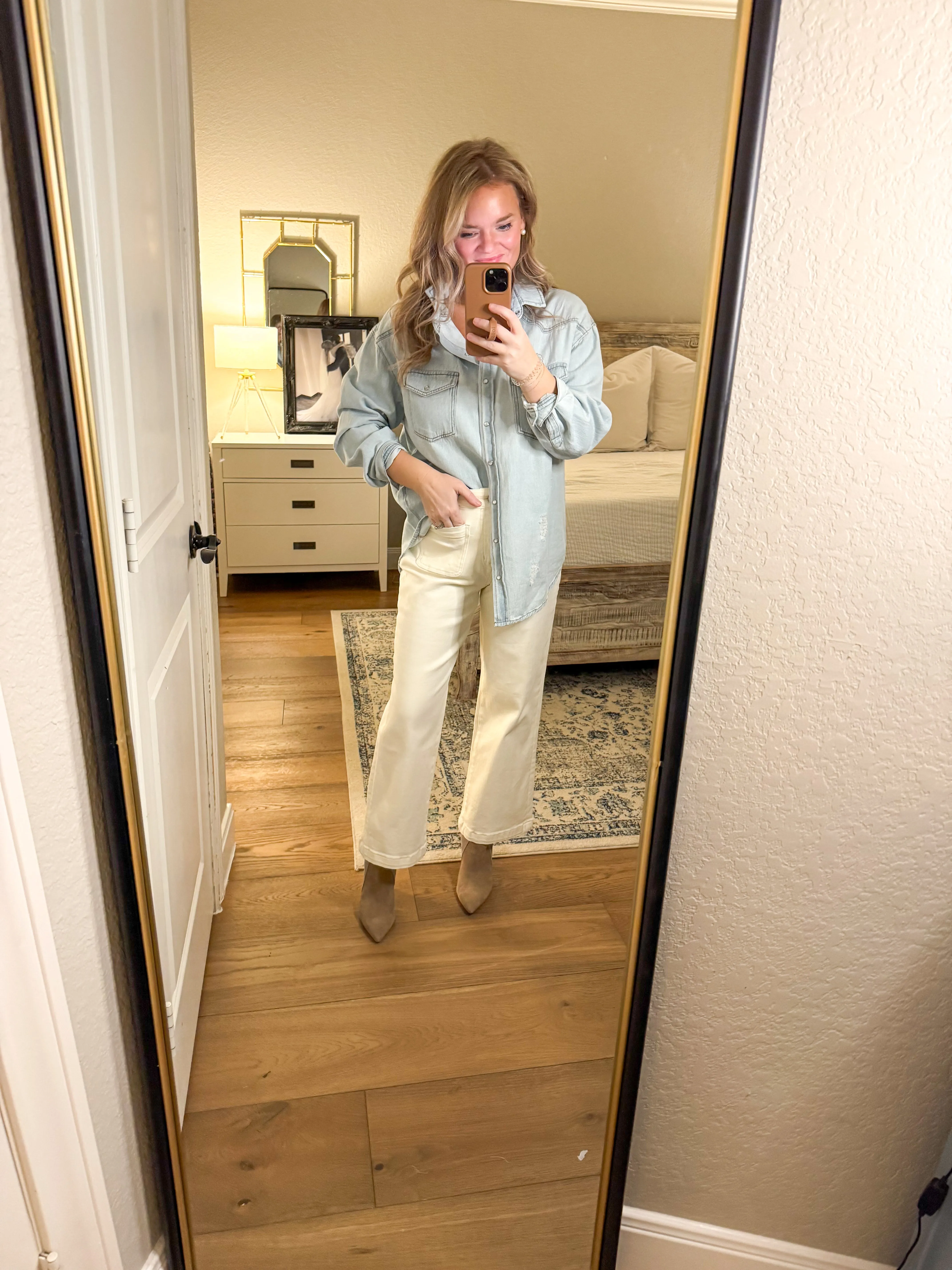 Ivory Pocket Jeans
