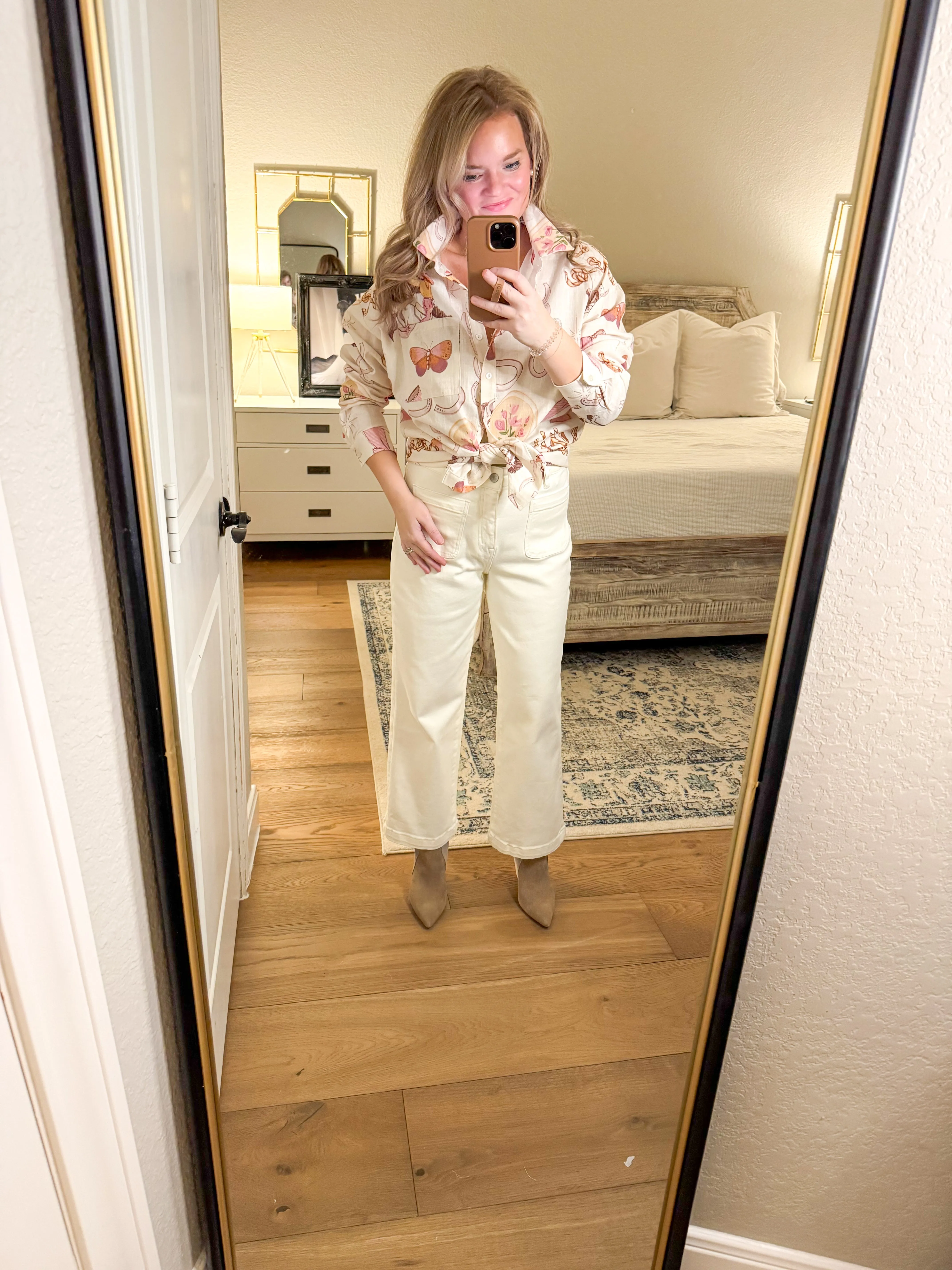 Ivory Pocket Jeans
