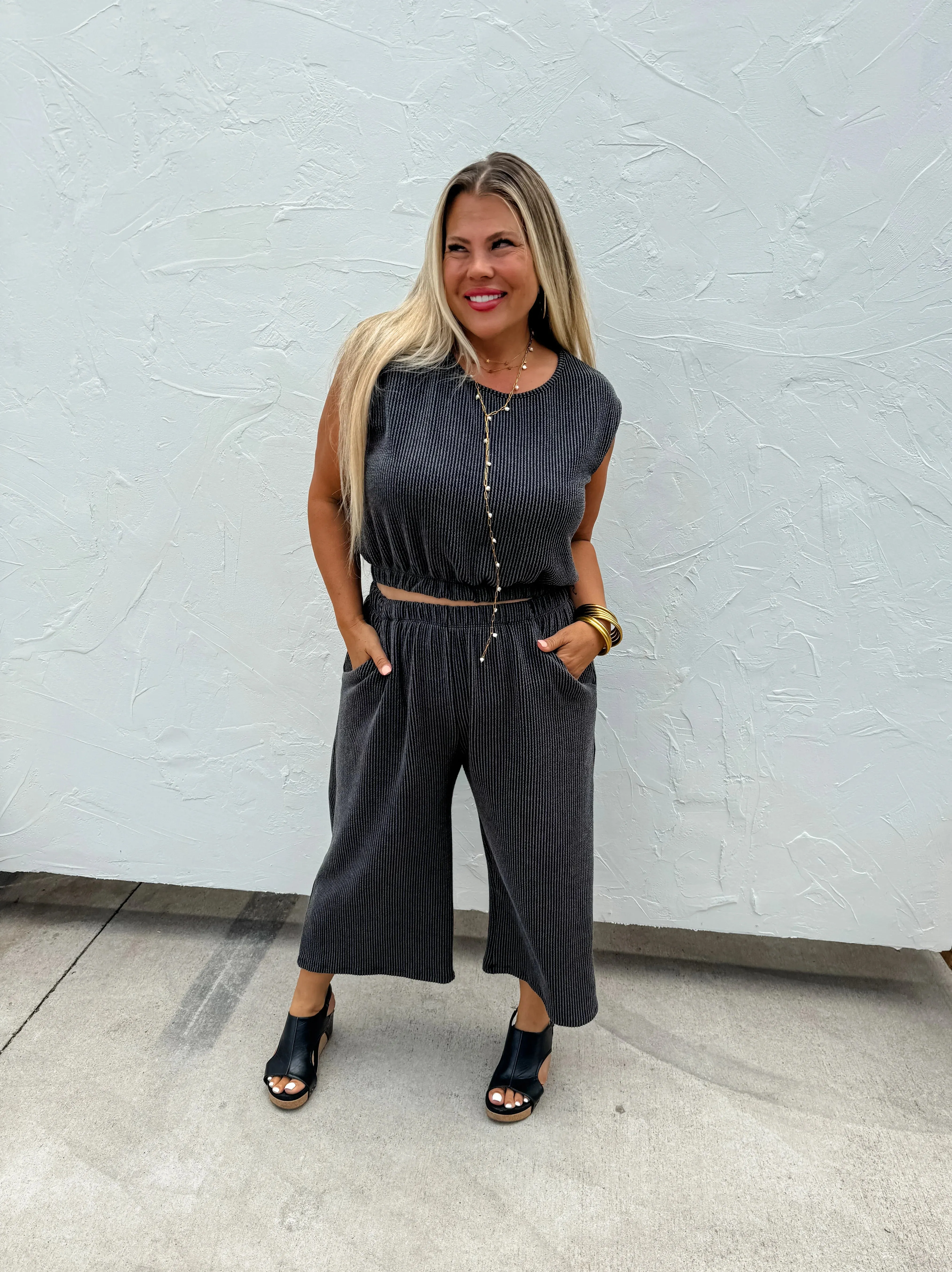 Jessica Cropped Pant Set