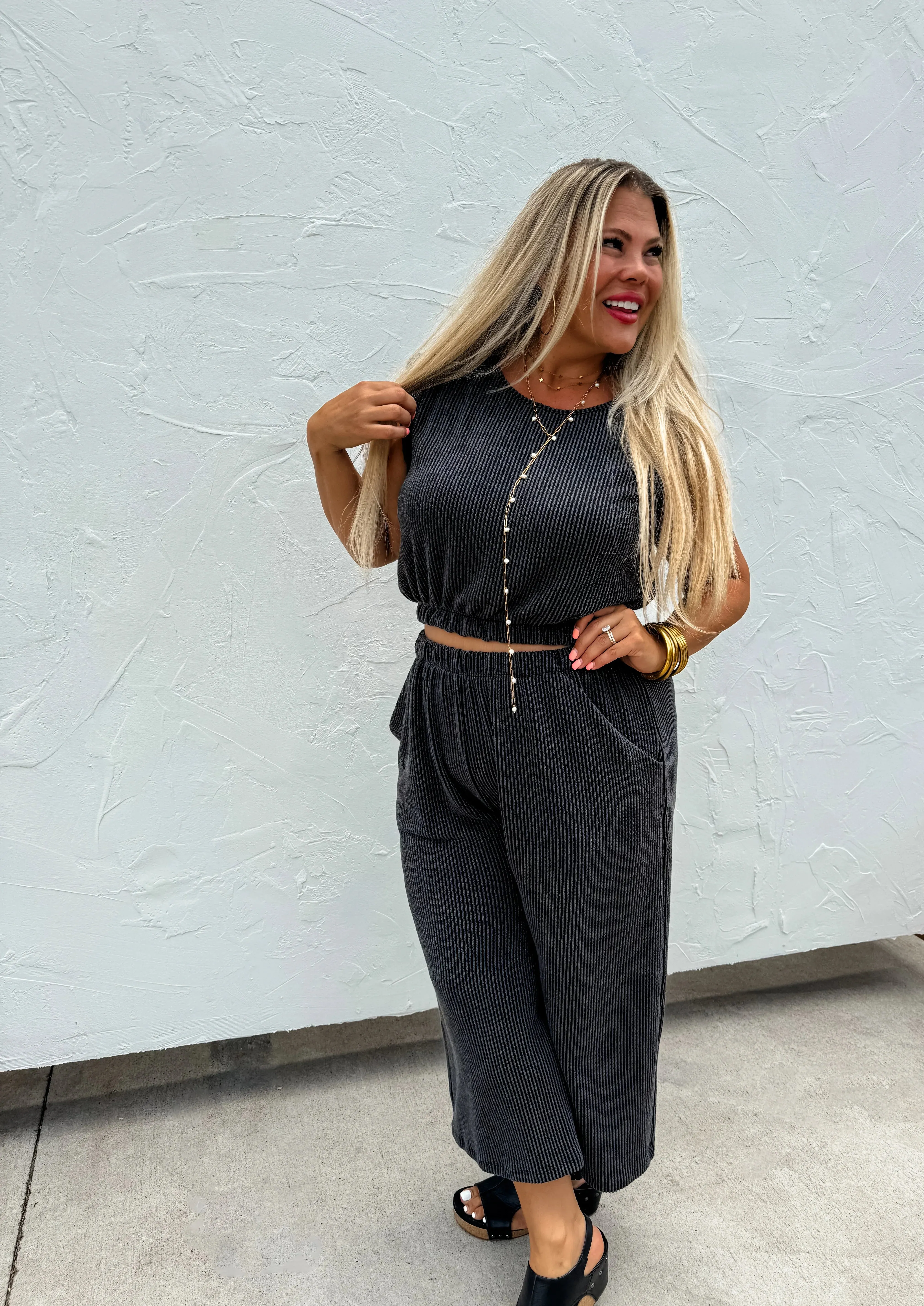 Jessica Cropped Pant Set