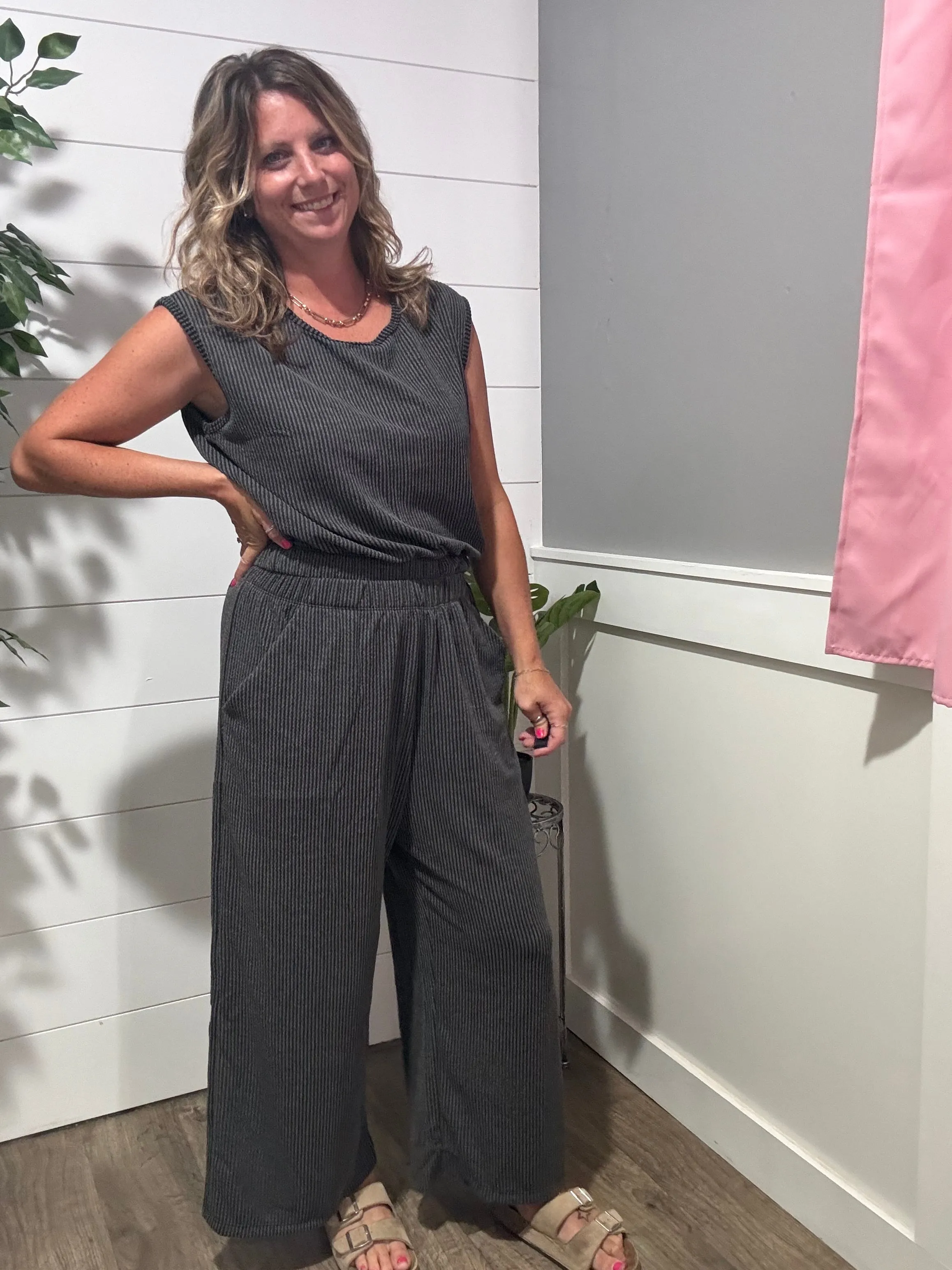Jessica Cropped Pant Set