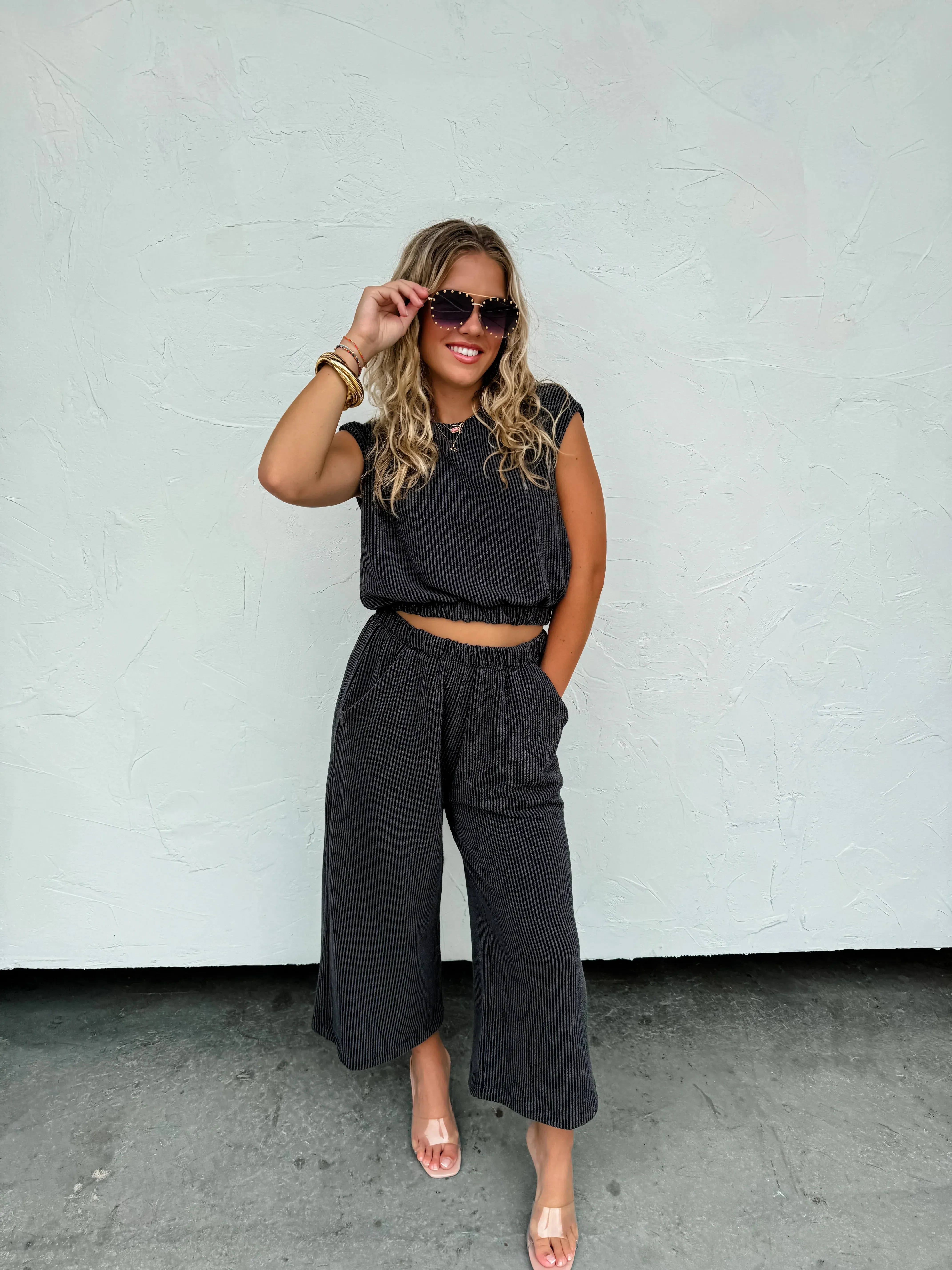 Jessica Cropped Pant Set