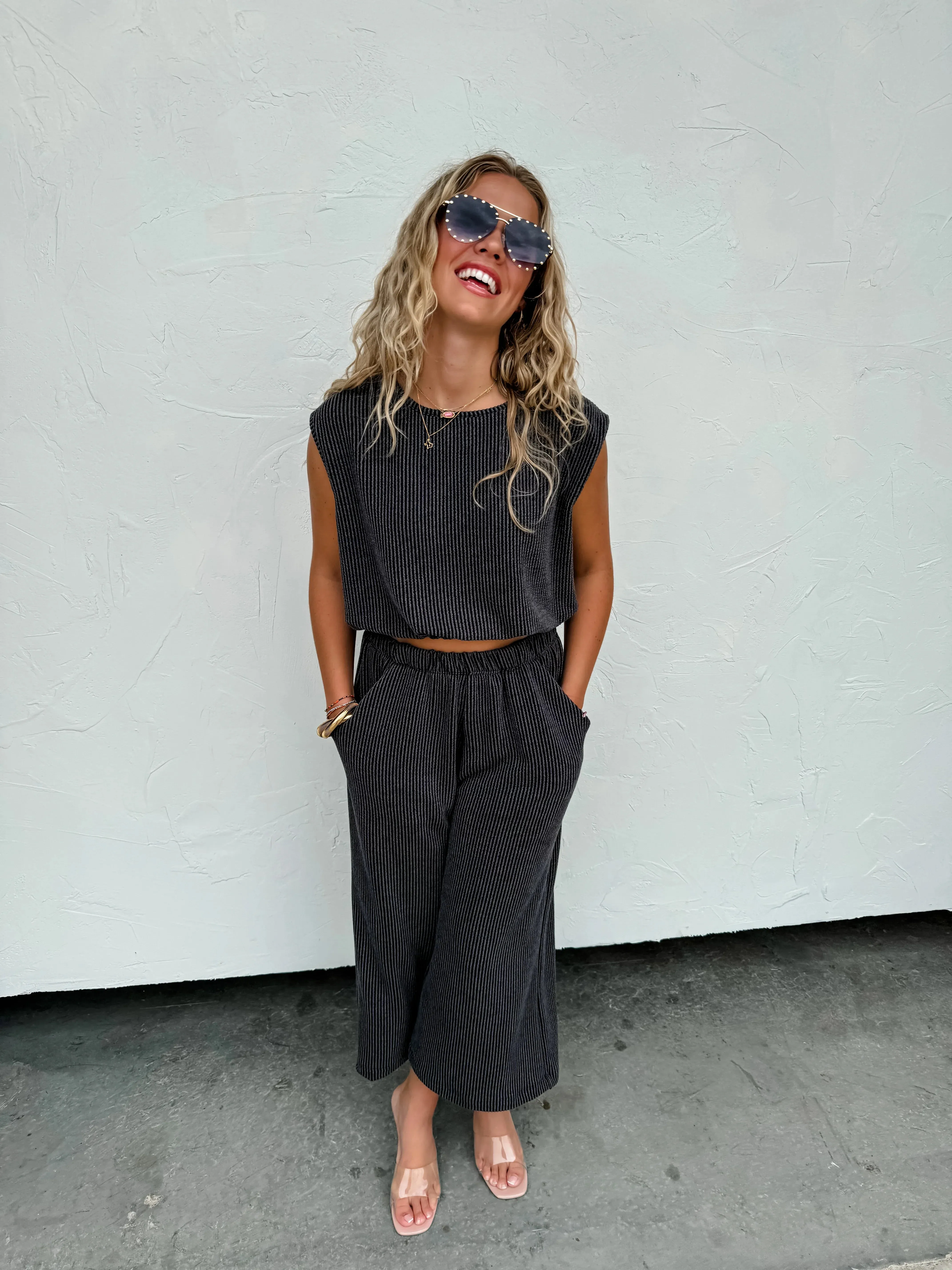 Jessica Cropped Pant Set