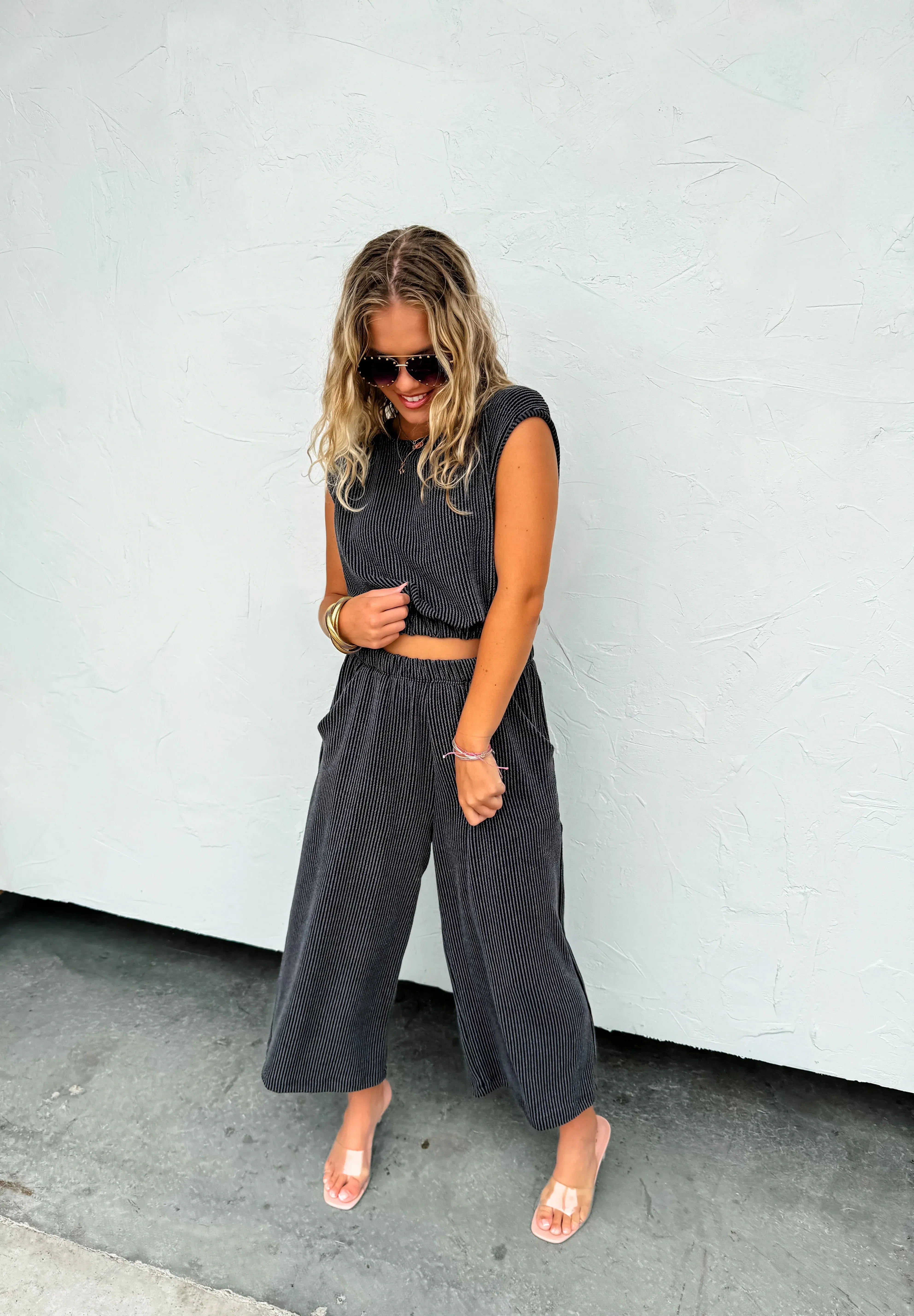 Jessica Cropped Pant Set