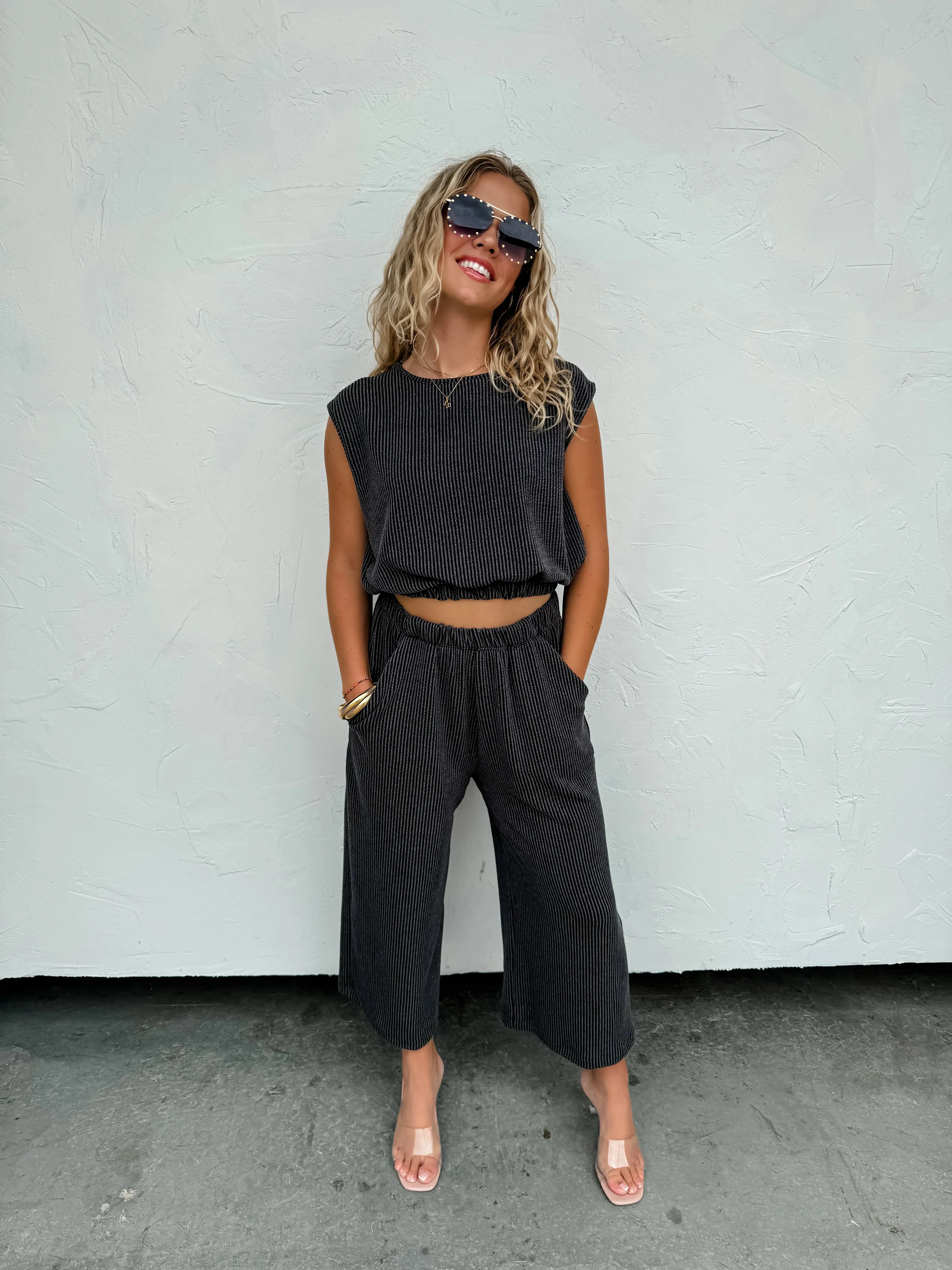 Jessica Cropped Pant Set