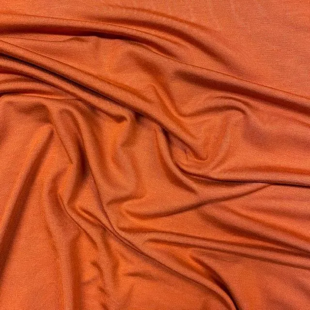 Jessica Viscose Jersey - Burnt Orange
