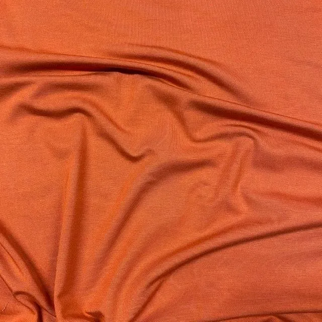Jessica Viscose Jersey - Burnt Orange