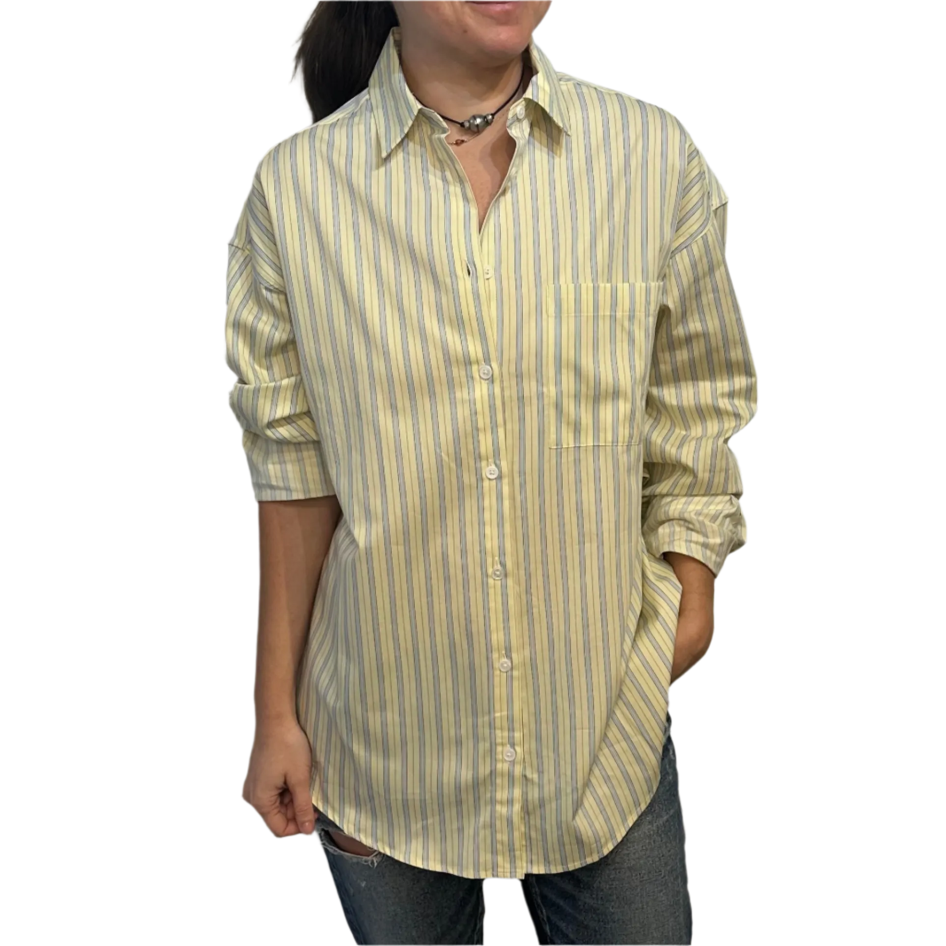 JJ - Boyfriend Button Down | Anise Flower