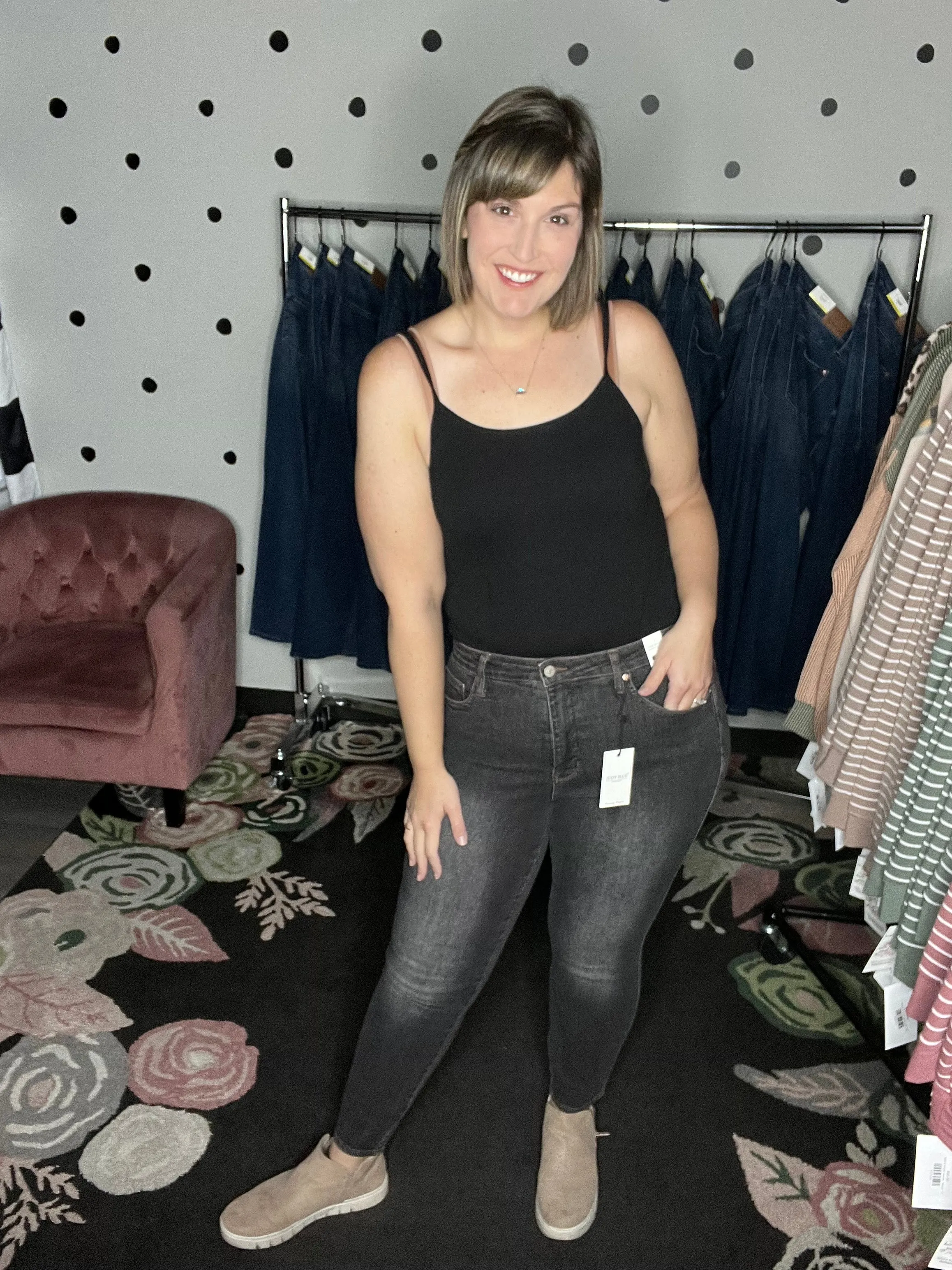 Judy Blue Black Wash Tummy Control
