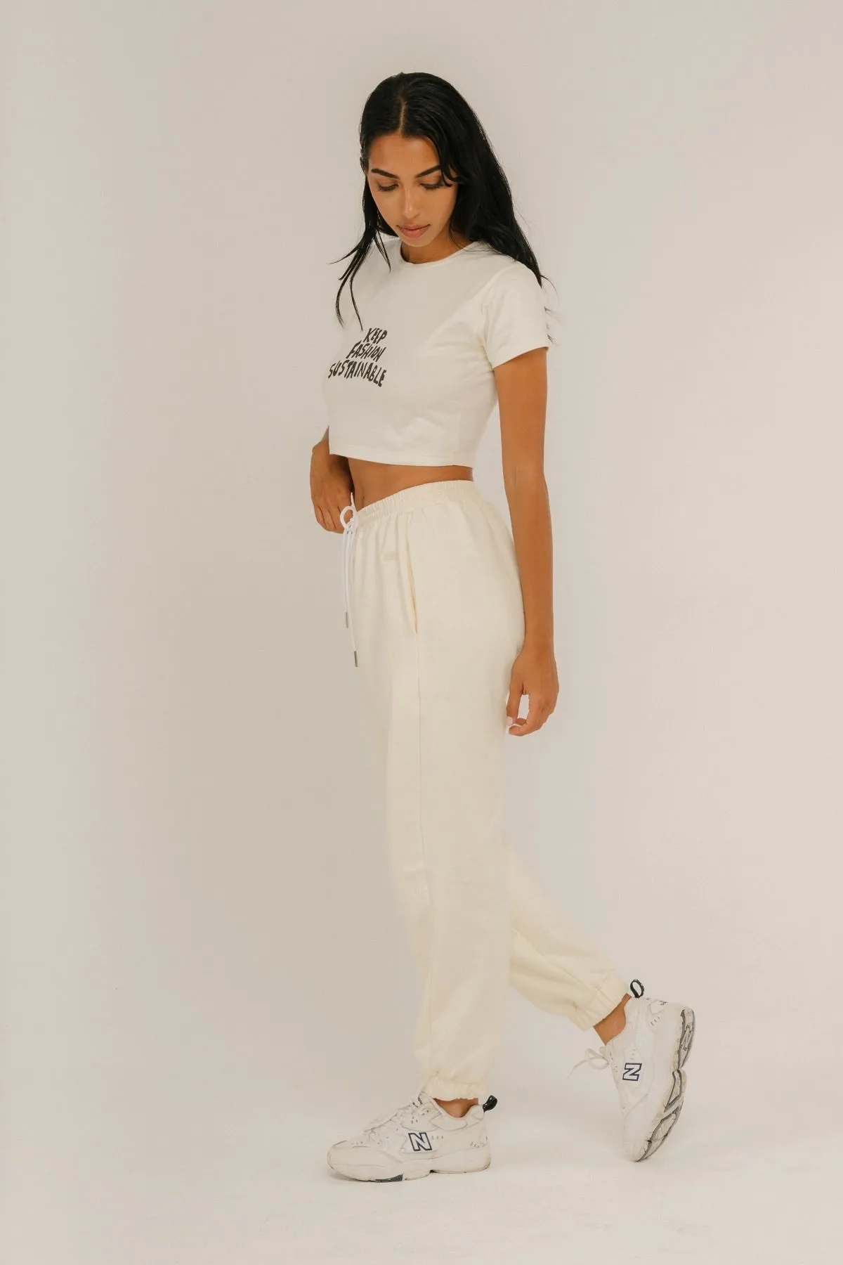 'Keep Fashion Sustainable' Baby Tee   Jorden Pants Set