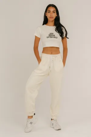 'Keep Fashion Sustainable' Baby Tee   Jorden Pants Set