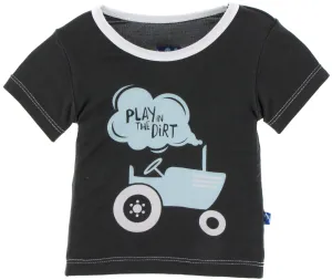 KicKee Pants Zebra Play in the Dirt Easy Fit Piece Print Tee