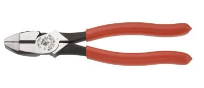 Klein Tools NE-Type Side Cutter Pliers, 9 1/4 in Length, 23/32 in Cut, Plastic-Dipped Handle, HD2000-9NE