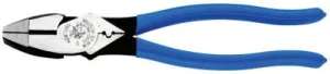 Klein Tools NE-Type Side Cutter Pliers, 9 1/4 in Length, 25/32 in Cut, Plastic-Dipped Handle, D2000-9NECR
