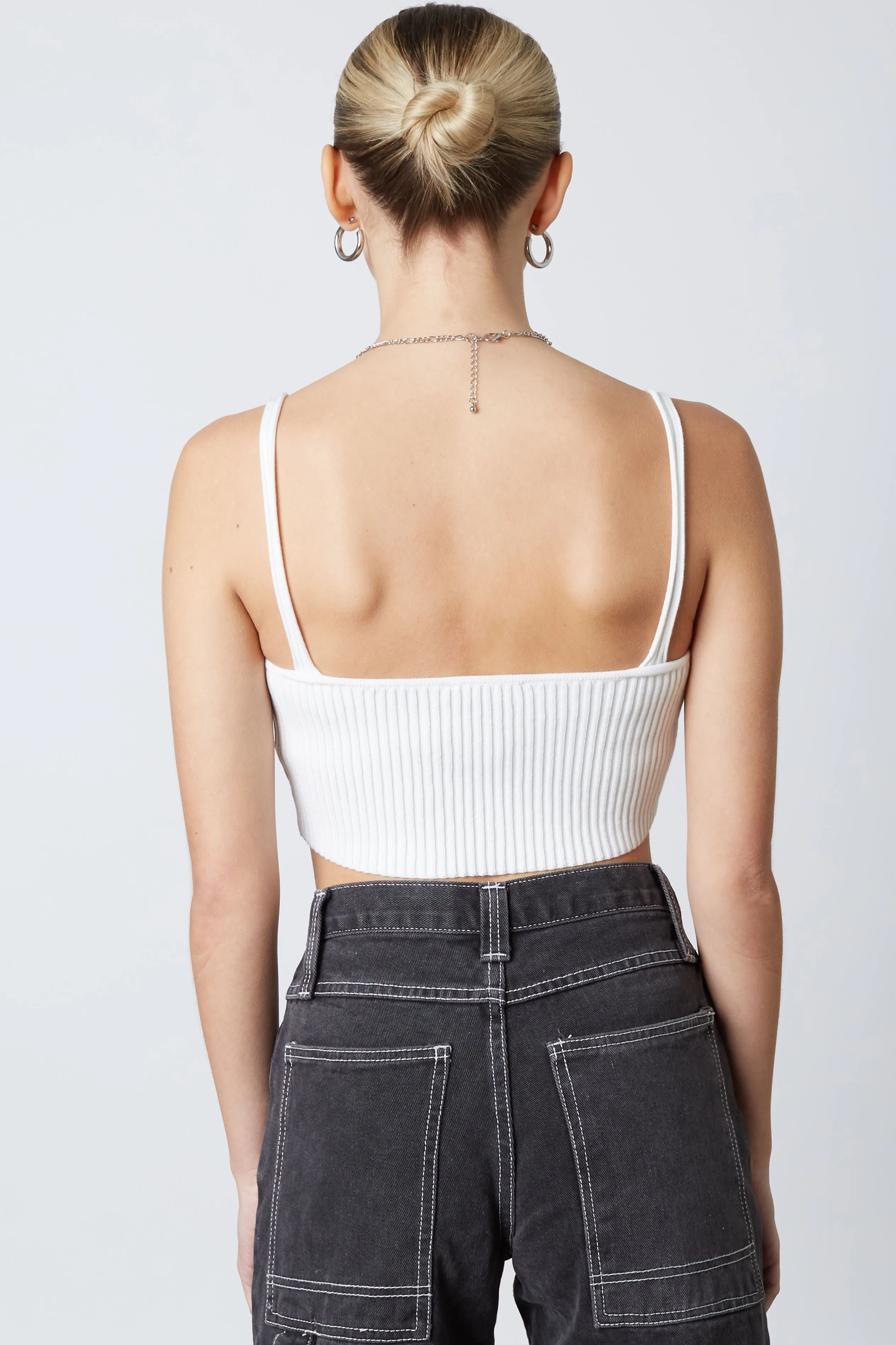 Knit Rib Crop Top