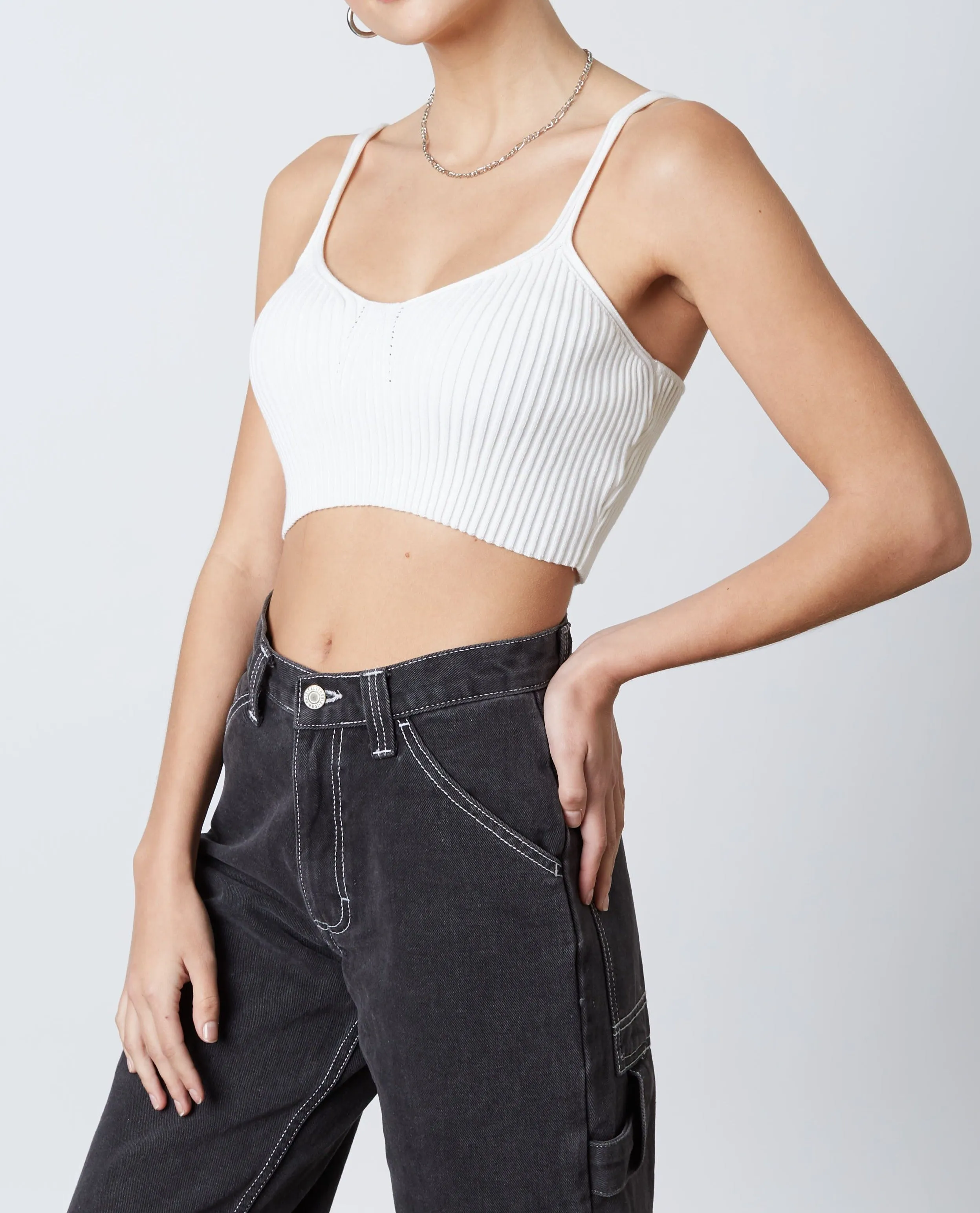 Knit Rib Crop Top