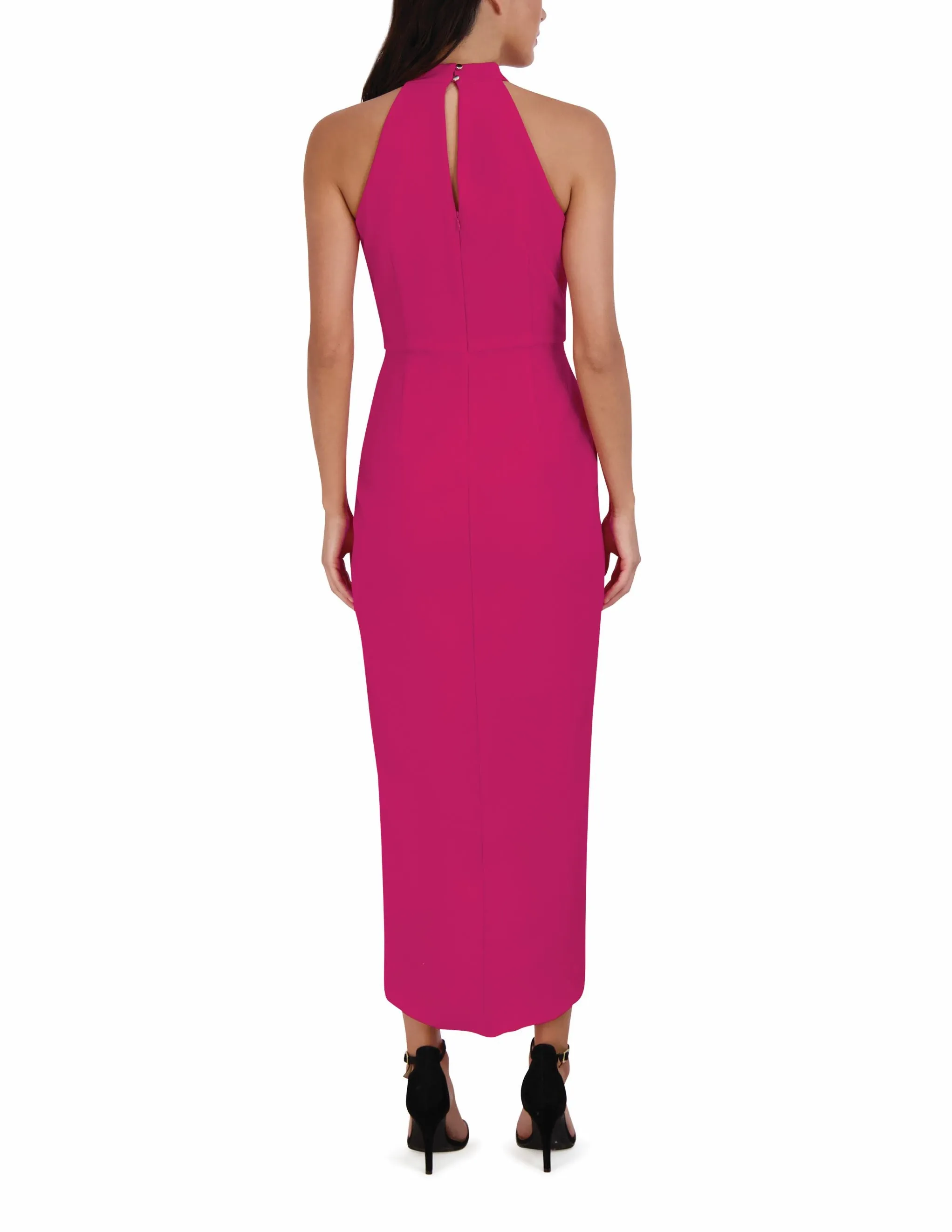 Knot Neck Tulip Hem Dress