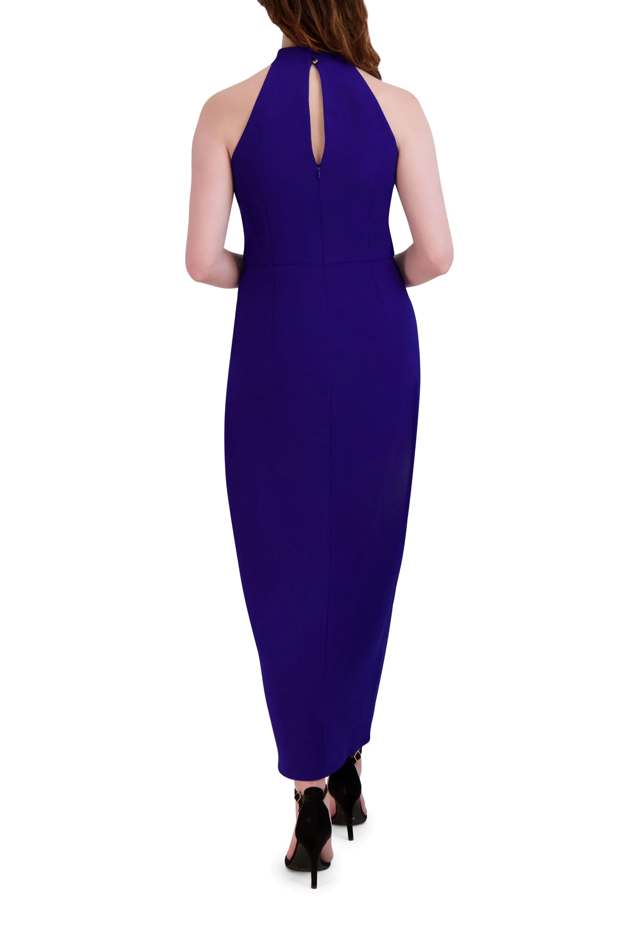 Knot Neck Tulip Hem Dress