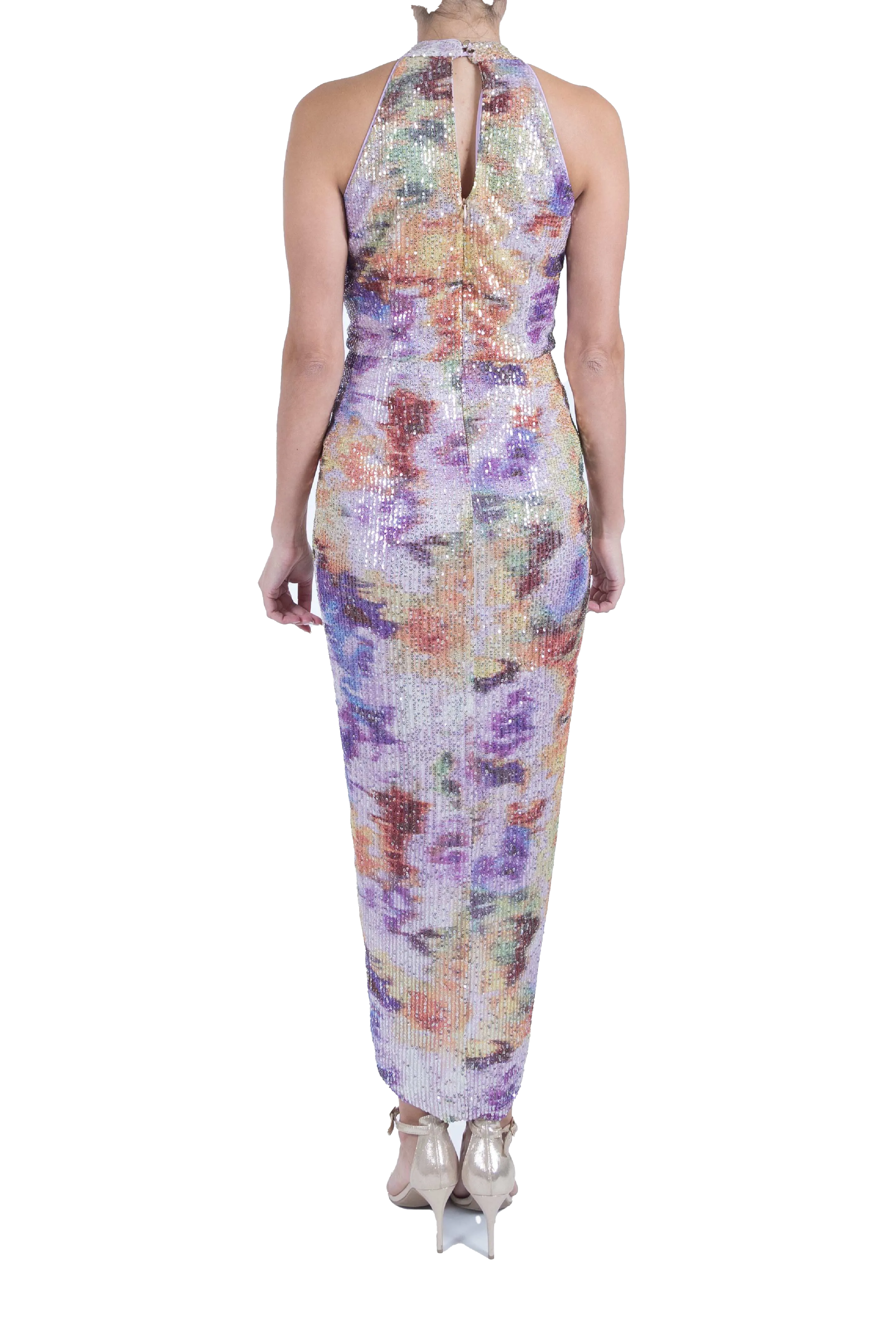 Knot Neck Tulip Hem Dress