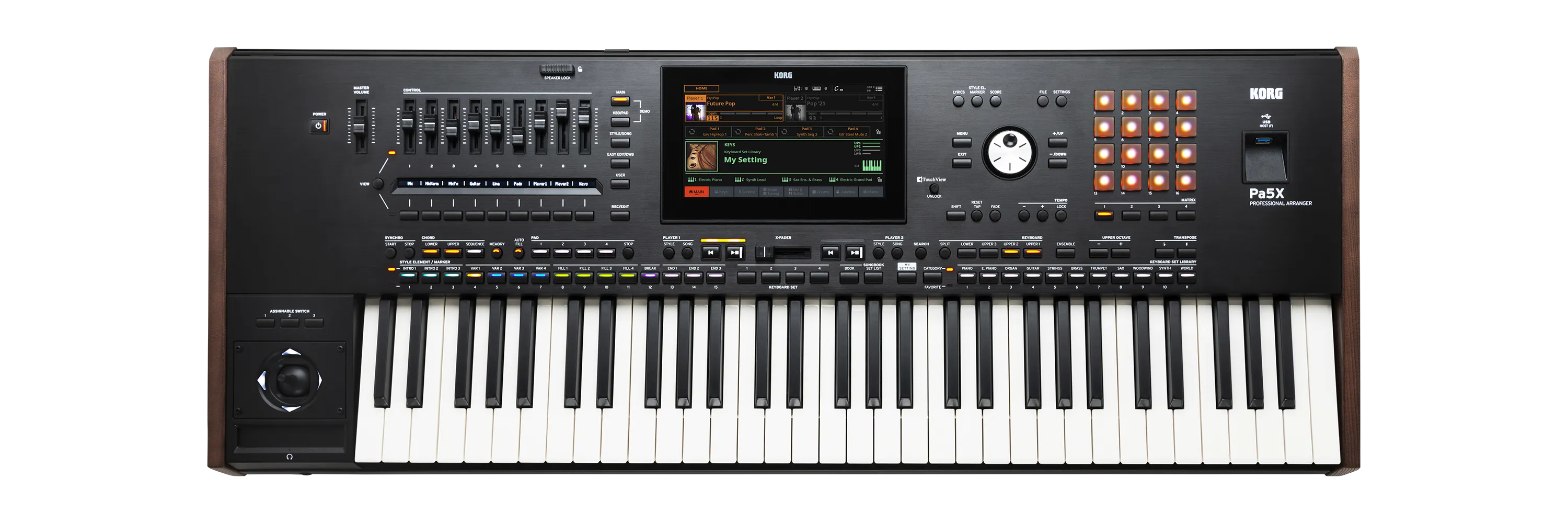 Korg Pa5x 61-note Professional Arranger Keyboard
