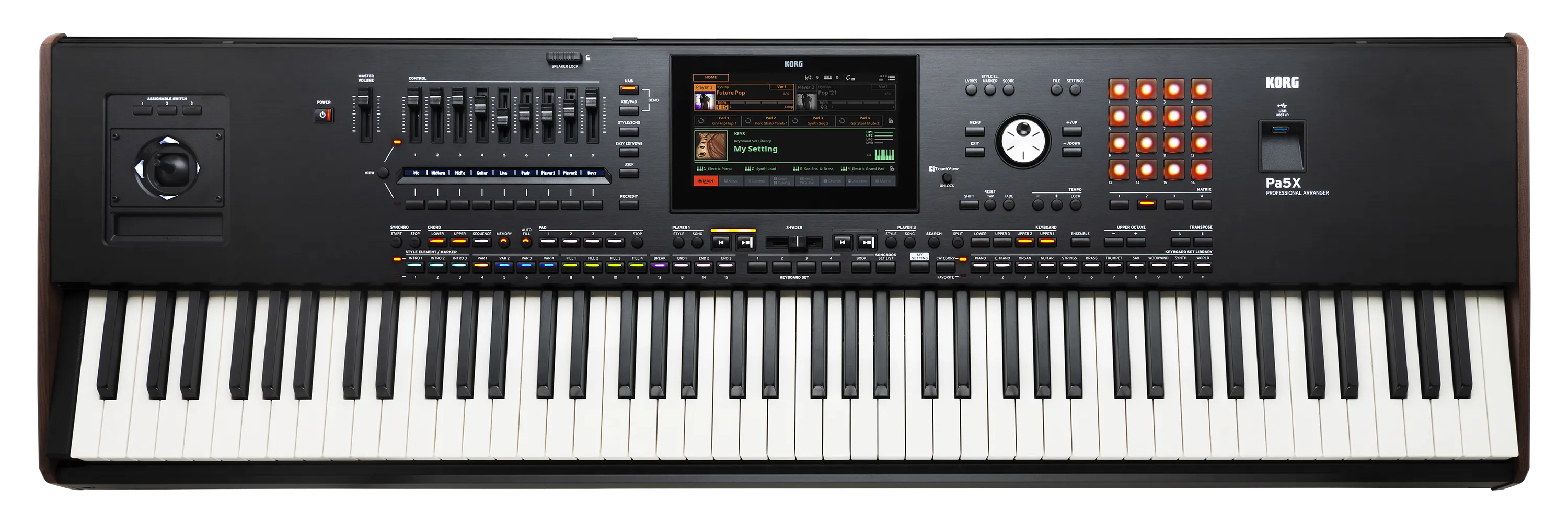 Korg Pa5x 88-Note Professional Arranger Keyboard