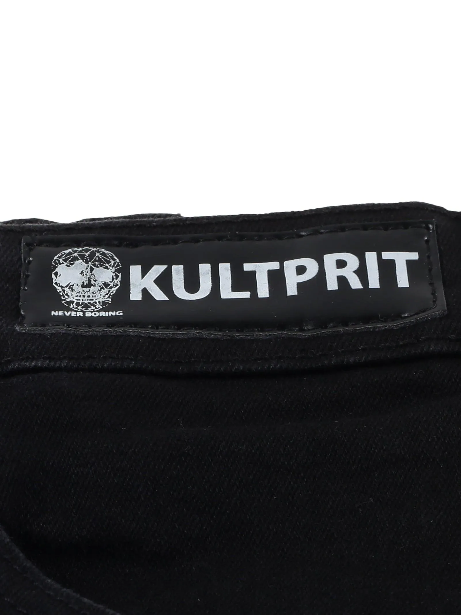 Kultprit Front back full zipper sleeveless jacket