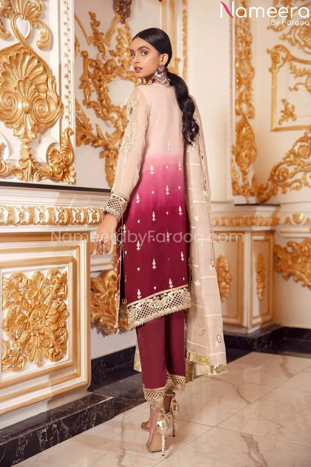 Latest Pakistani Party Wear Dress for Girls 2021 #BP185