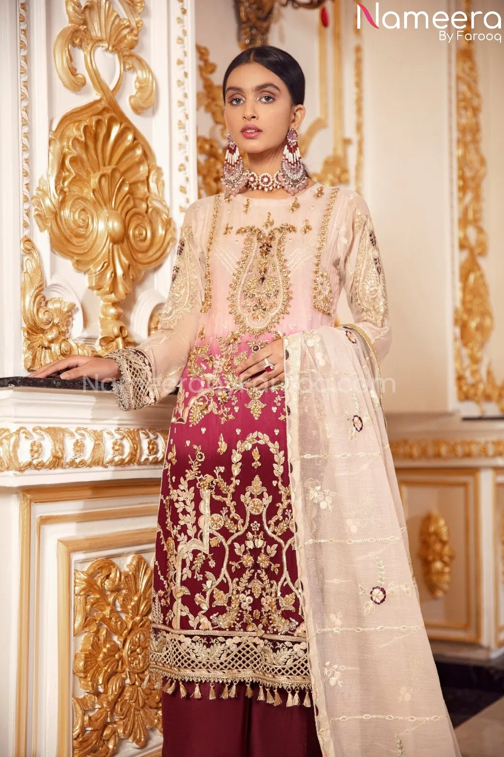 Latest Pakistani Party Wear Dress for Girls 2021 #BP185