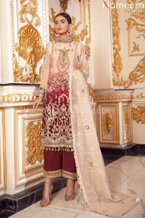 Latest Pakistani Party Wear Dress for Girls 2021 #BP185