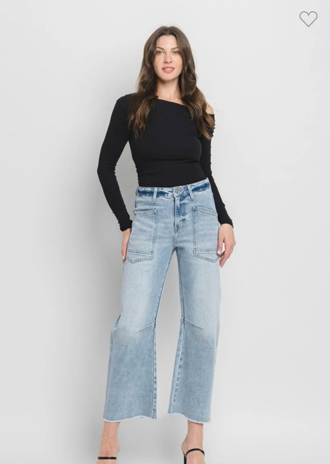 Light Denim Pocket Jeans