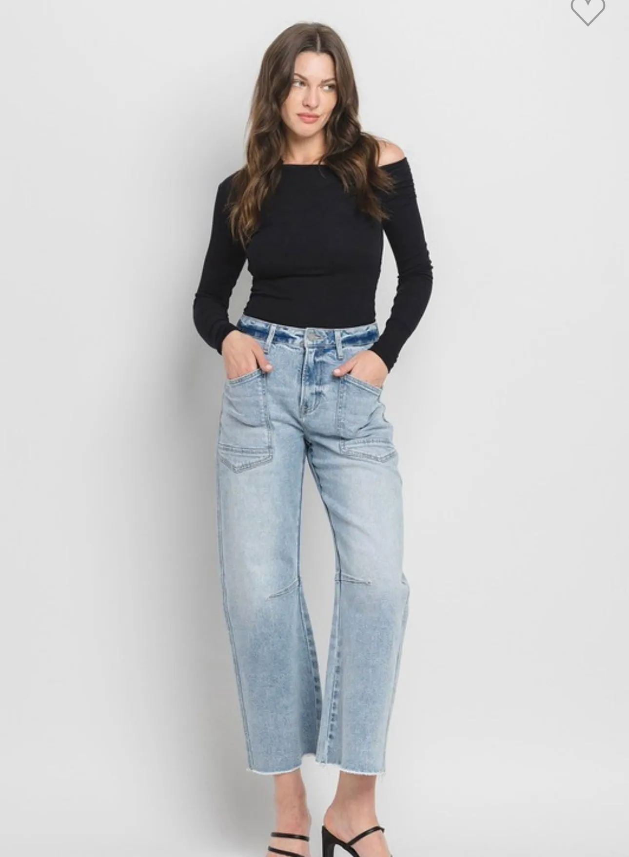 Light Denim Pocket Jeans