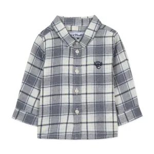Light Grey Check Shirt