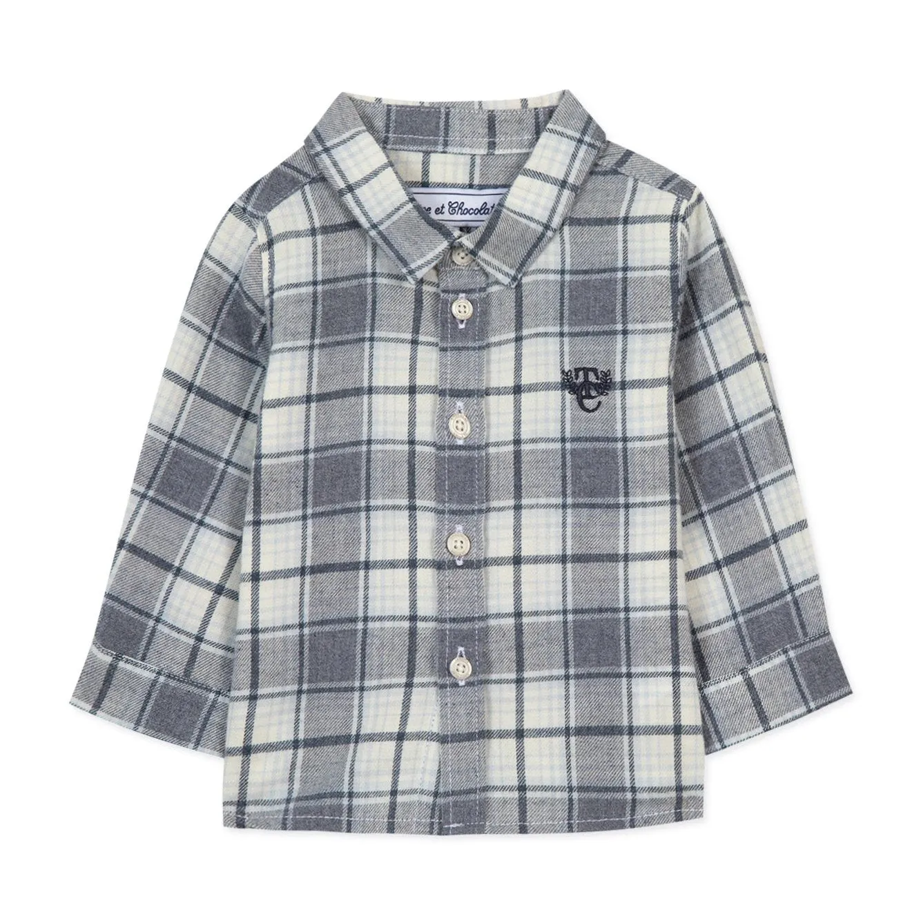 Light Grey Check Shirt