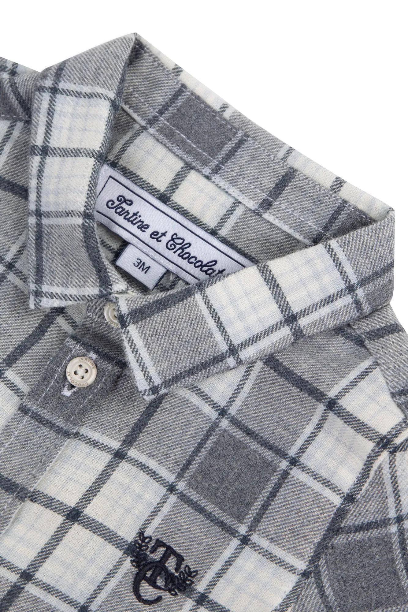 Light Grey Check Shirt