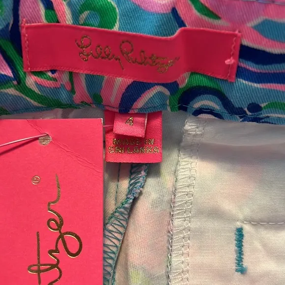 Lilly Pulitzer Callahan Stretch Short, Size 4