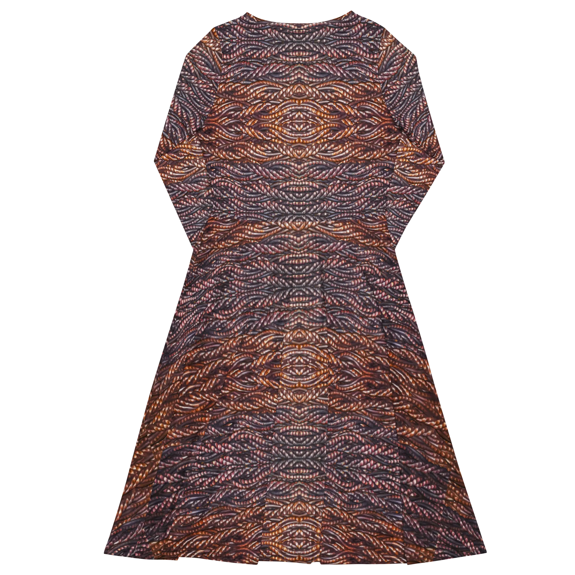 Long Sleeve Midi Dress (Her/Muliebris)(Grail Hearth Core Copper Fabric) RJSTHw2023 RJS