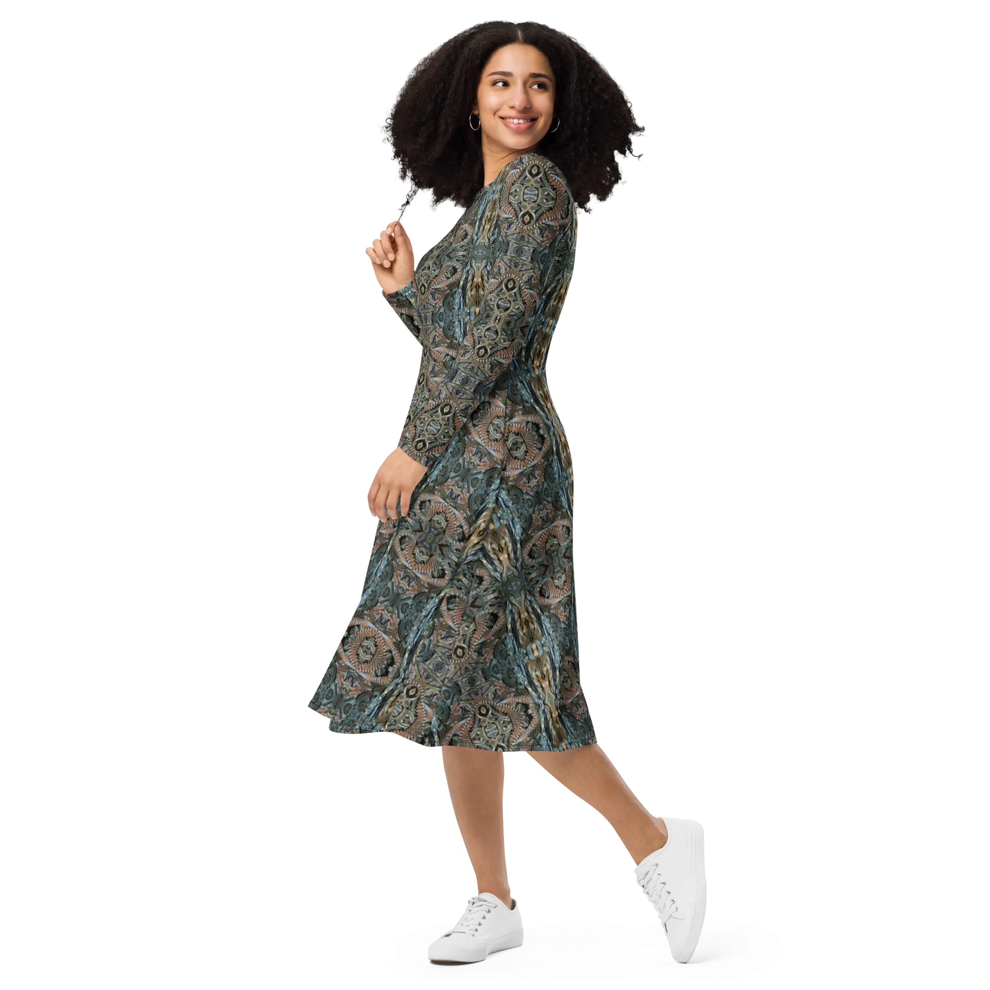 Long Sleeve Midi Dress (Her/Muliebris)(Grail Night Hoard Virtus 8.12) RJSTHS2022 RJS
