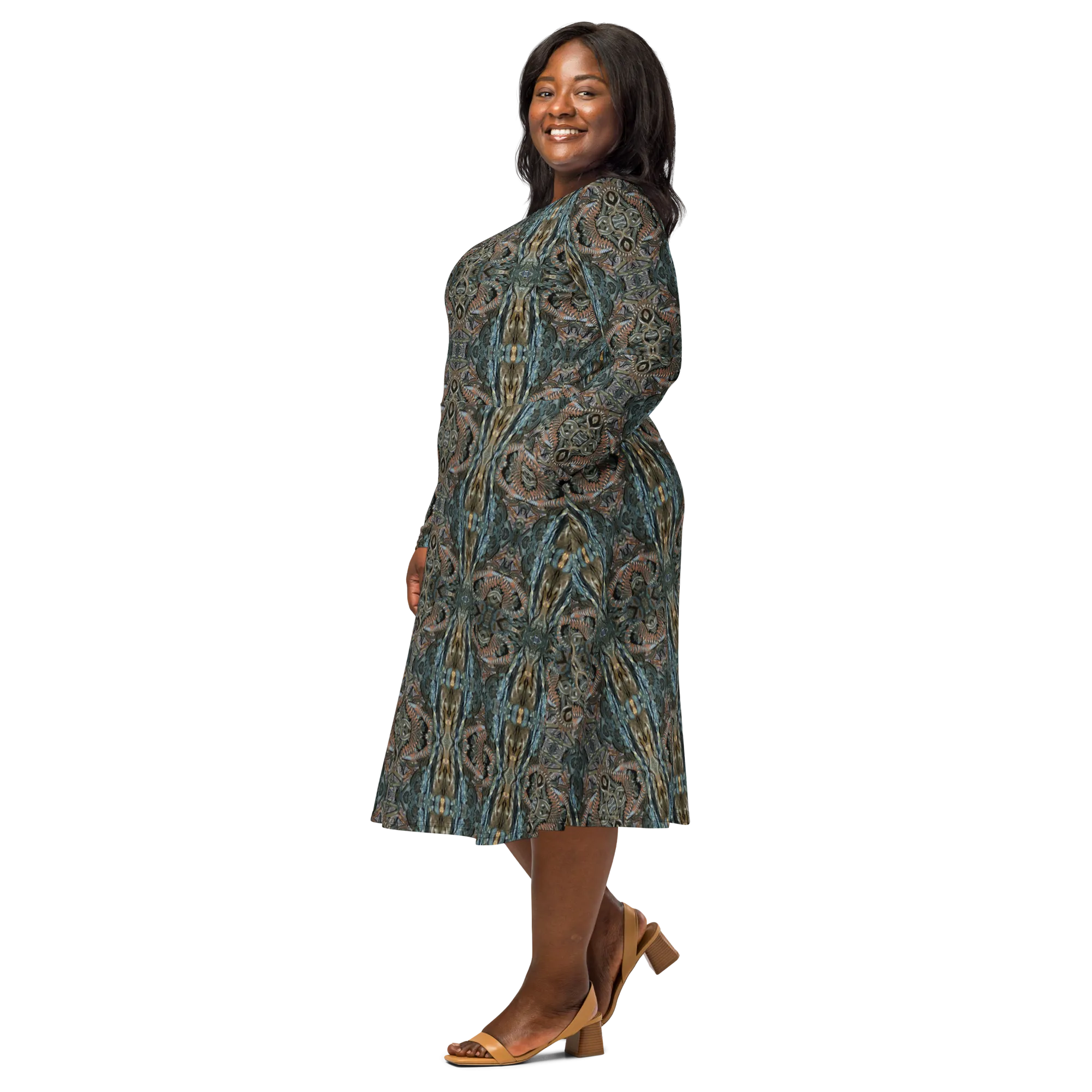 Long Sleeve Midi Dress (Her/Muliebris)(Grail Night Hoard Virtus 8.12) RJSTHS2022 RJS