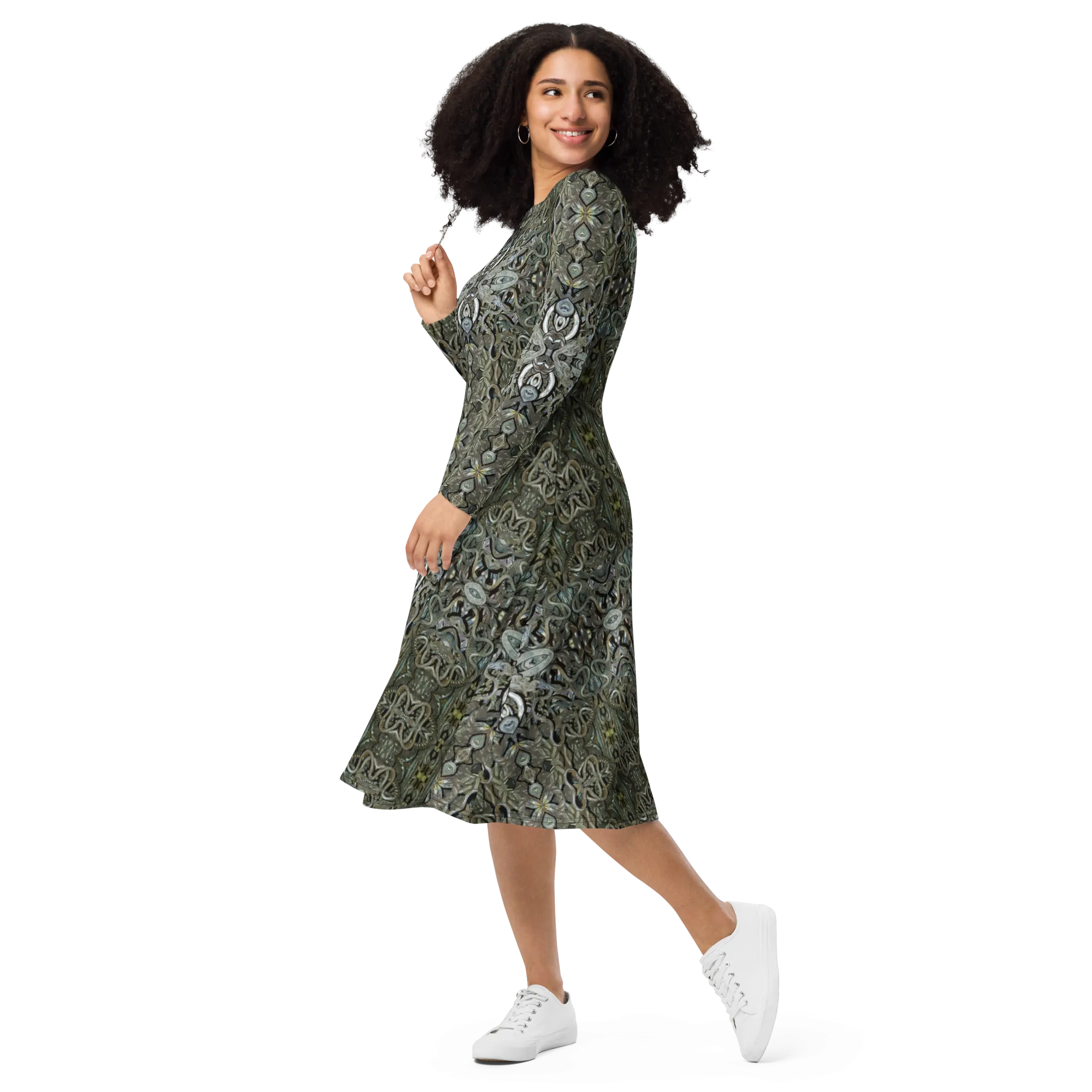 Long Sleeve Midi Dress (Her/Muliebris)(Grail Night Hoard Virtus 8.3) RJSTHS2022 RJS