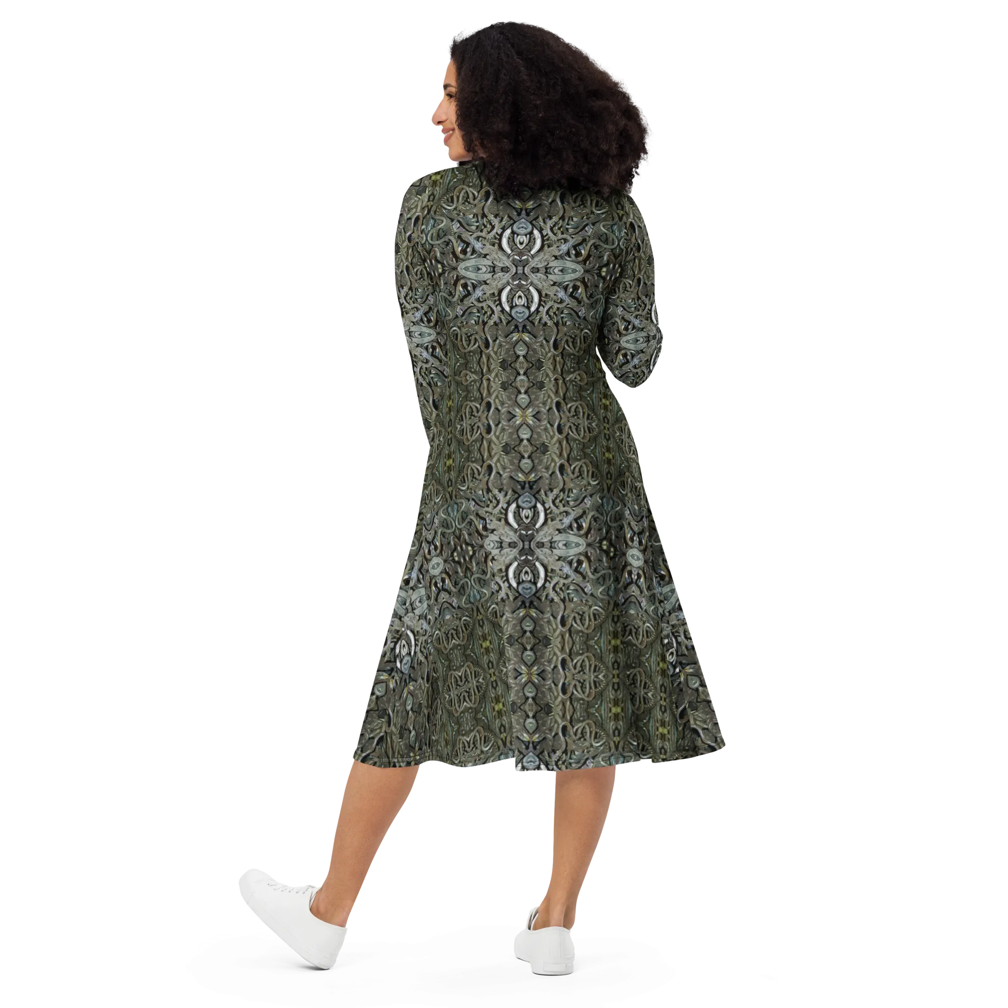 Long Sleeve Midi Dress (Her/Muliebris)(Grail Night Hoard Virtus 8.3) RJSTHS2022 RJS