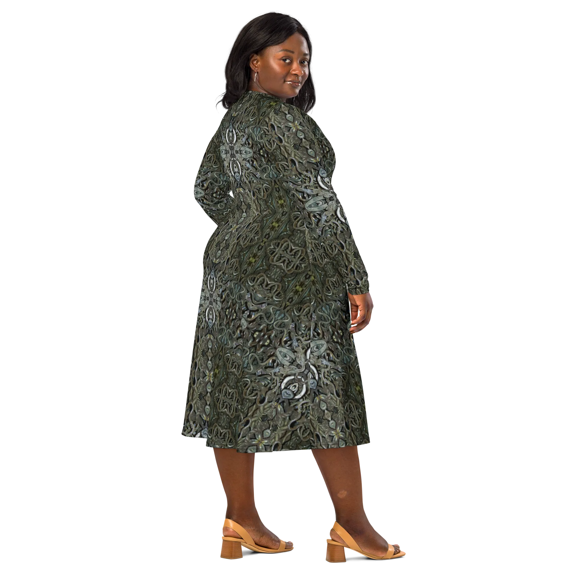 Long Sleeve Midi Dress (Her/Muliebris)(Grail Night Hoard Virtus 8.3) RJSTHS2022 RJS