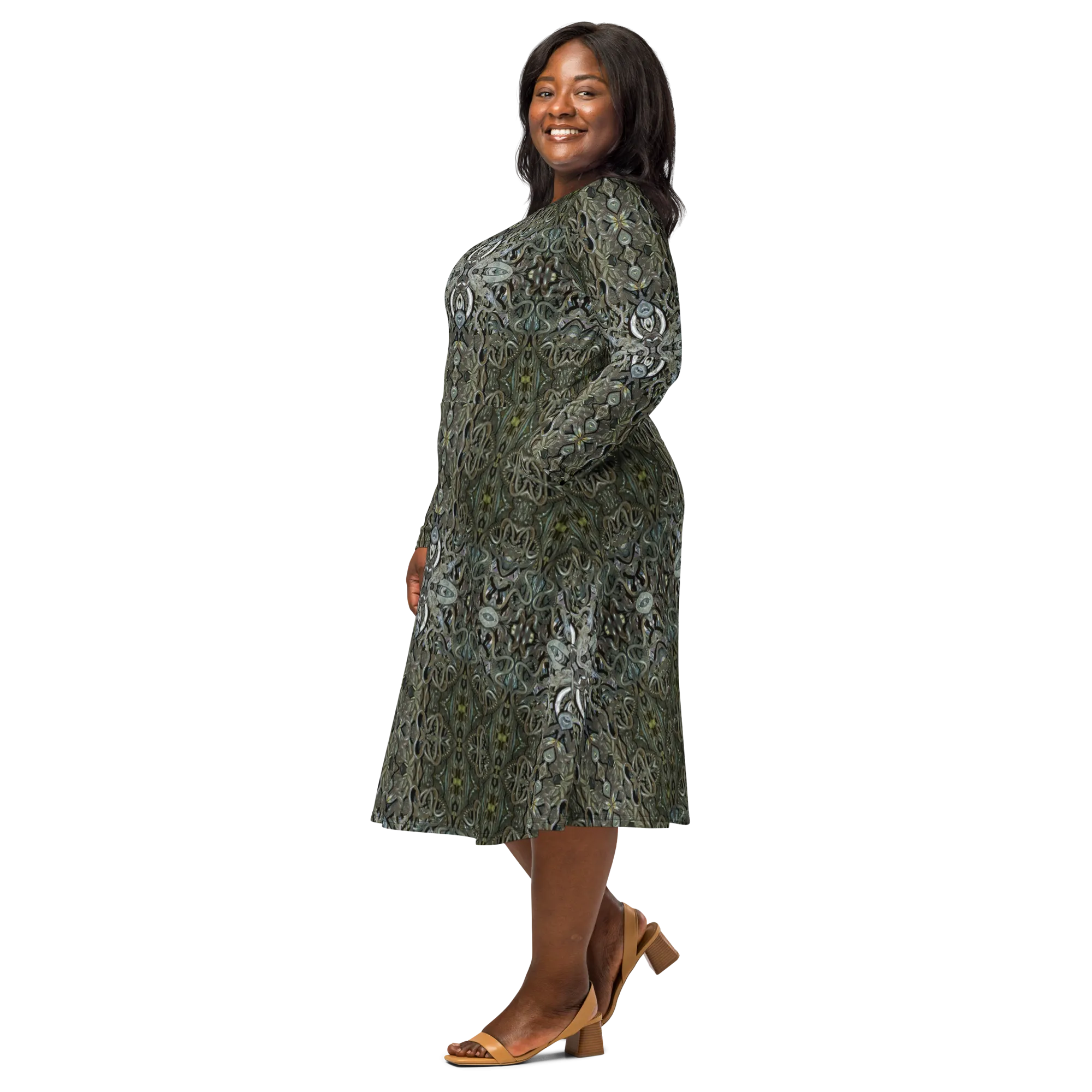 Long Sleeve Midi Dress (Her/Muliebris)(Grail Night Hoard Virtus 8.3) RJSTHS2022 RJS