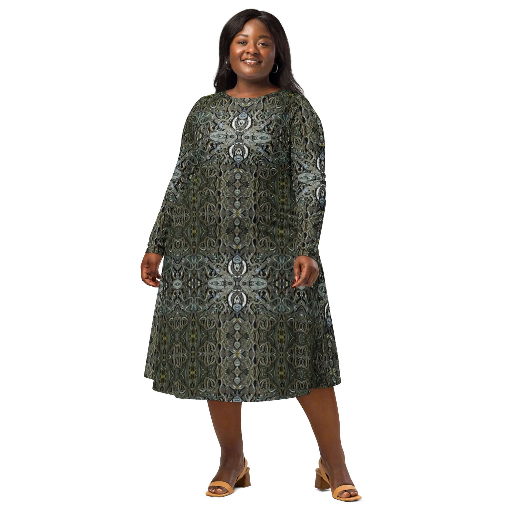 Long Sleeve Midi Dress (Her/Muliebris)(Grail Night Hoard Virtus 8.3) RJSTHS2022 RJS