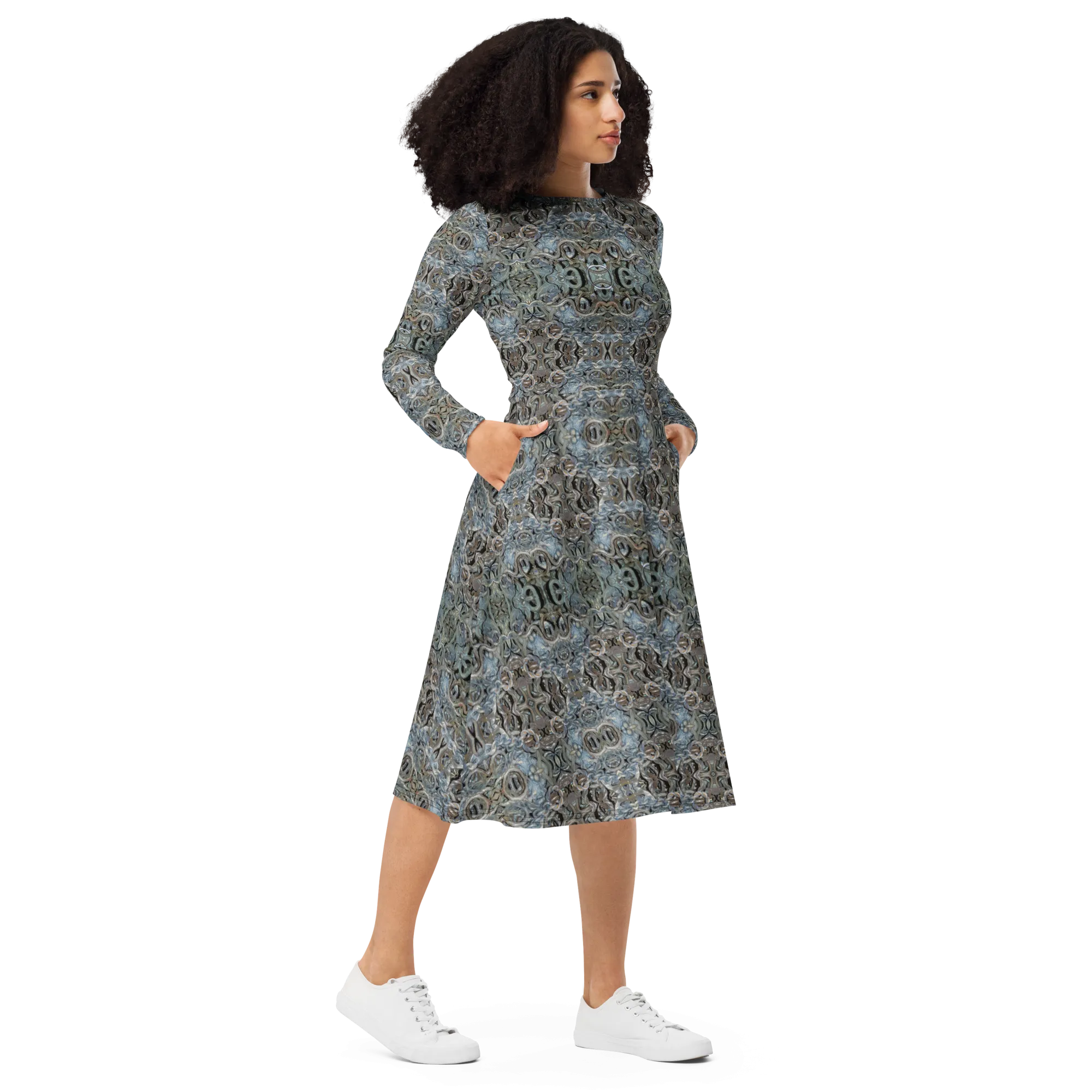 Long Sleeve Midi Dress (Her/Muliebris)(Grail Night Hoard Virtus 8.9) RJSTHS2022 RJS