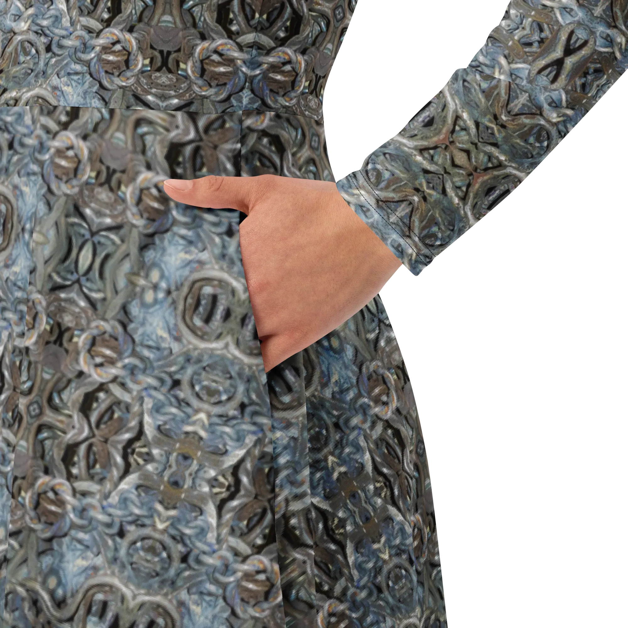 Long Sleeve Midi Dress (Her/Muliebris)(Grail Night Hoard Virtus 8.9) RJSTHS2022 RJS