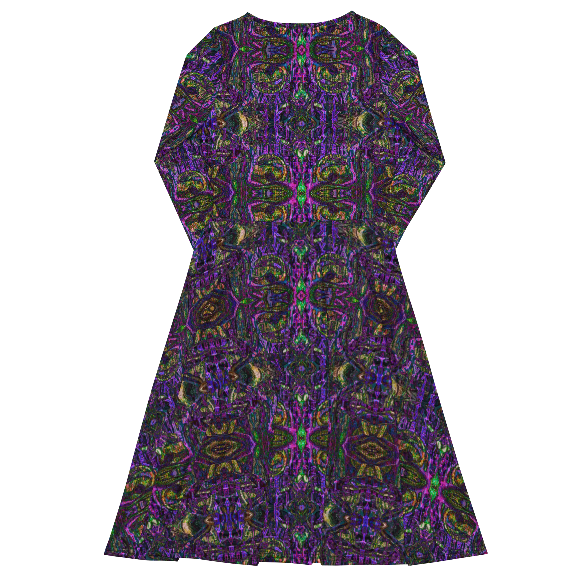 Long Sleeve Midi Dress (Her/Muliebris)(Pure Candy GNHV8.2.1 Purple Logo@Alchemic) RJSTHS2022 RJS