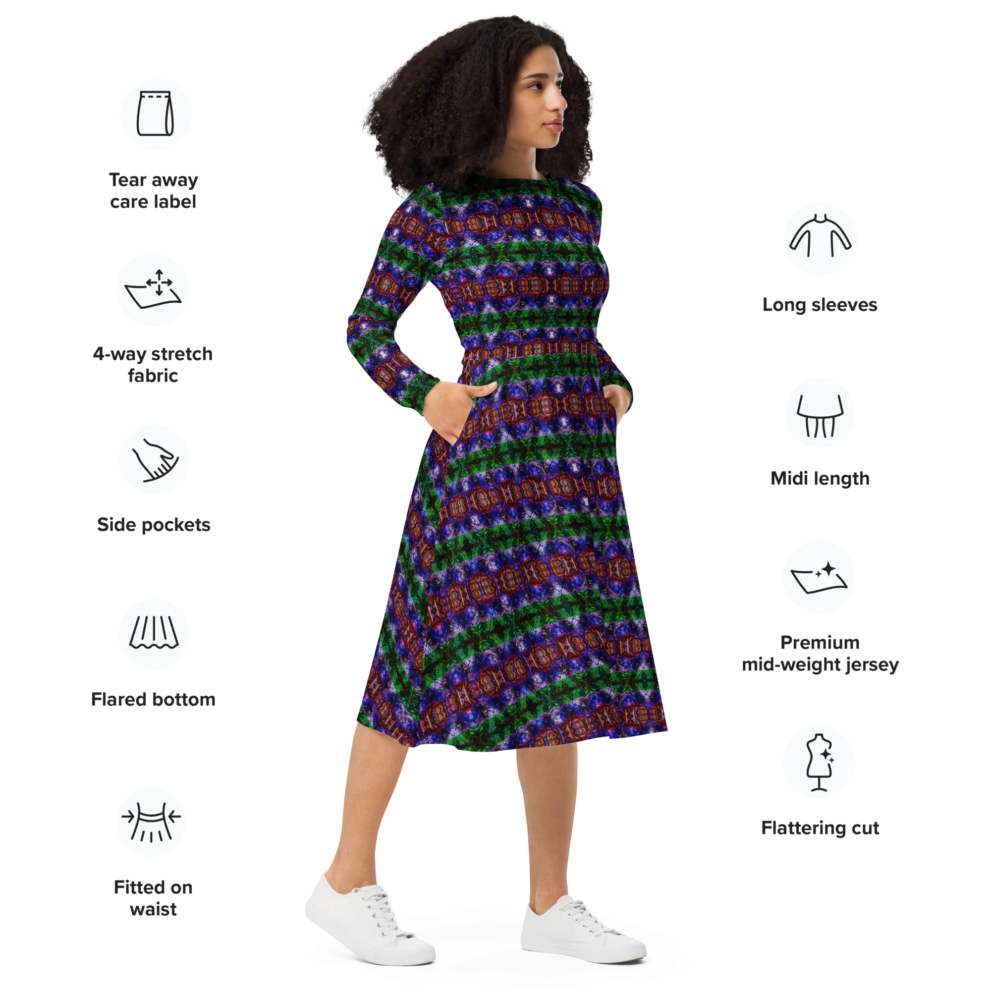 Long Sleeve Midi Dress (Her/Muliebris)(Pure Candy RJSTH@Alchemic) RJSTHS2022 RJS