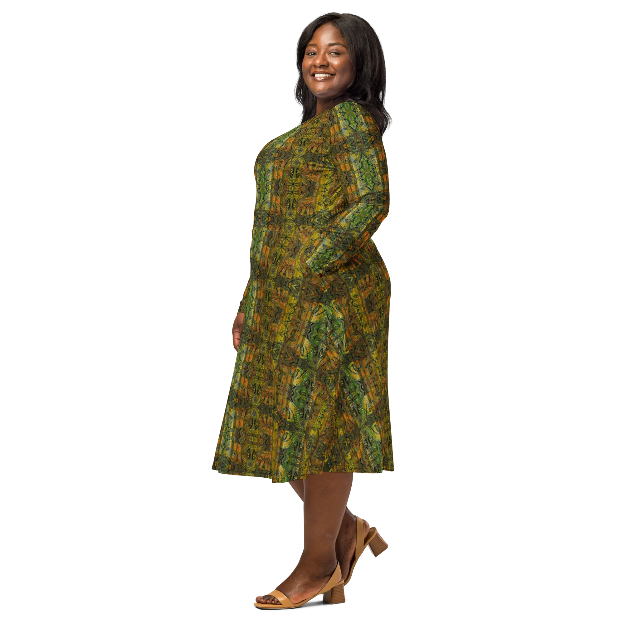 Long Sleeve Midi Dress (Her/Muliebris)(Pure Candy RJSTH@Alchemic) RJSTHS2022 RJS
