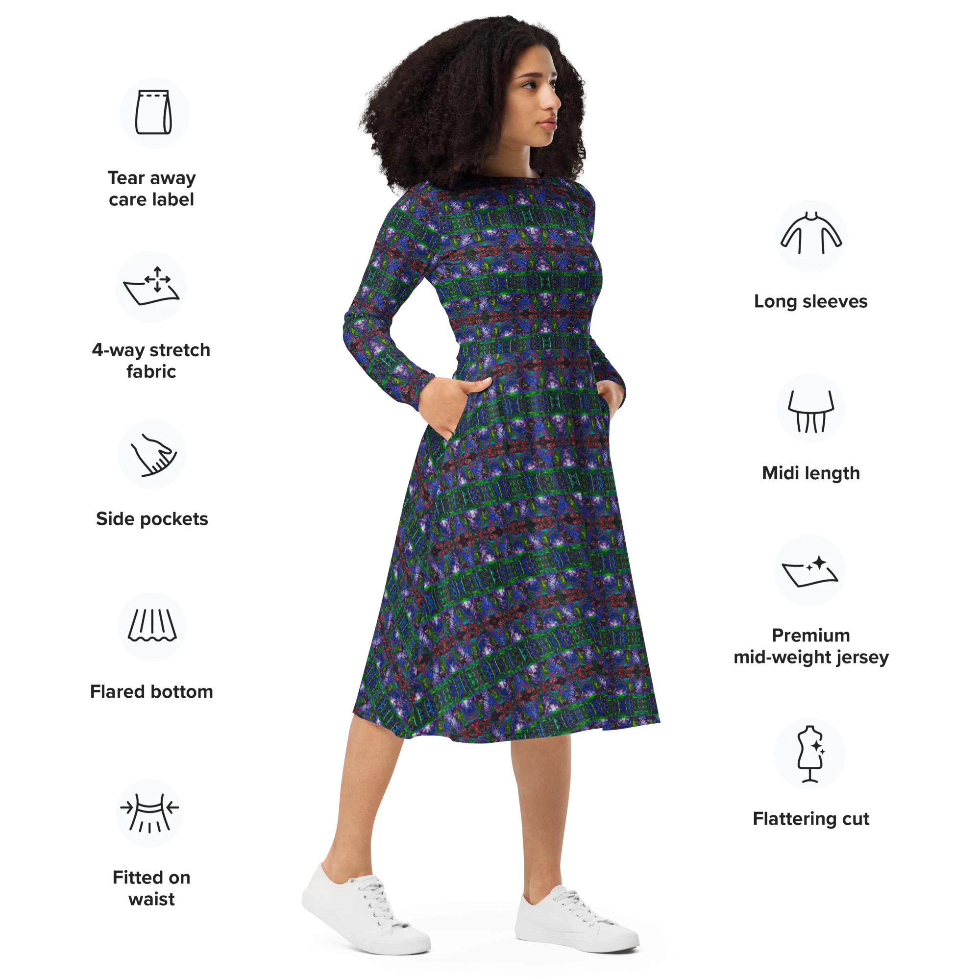 Long Sleeve Midi Dress (Her/Muliebris)(Pure Candy RJSTH@Alchemic) RJSTHS2022 RJS